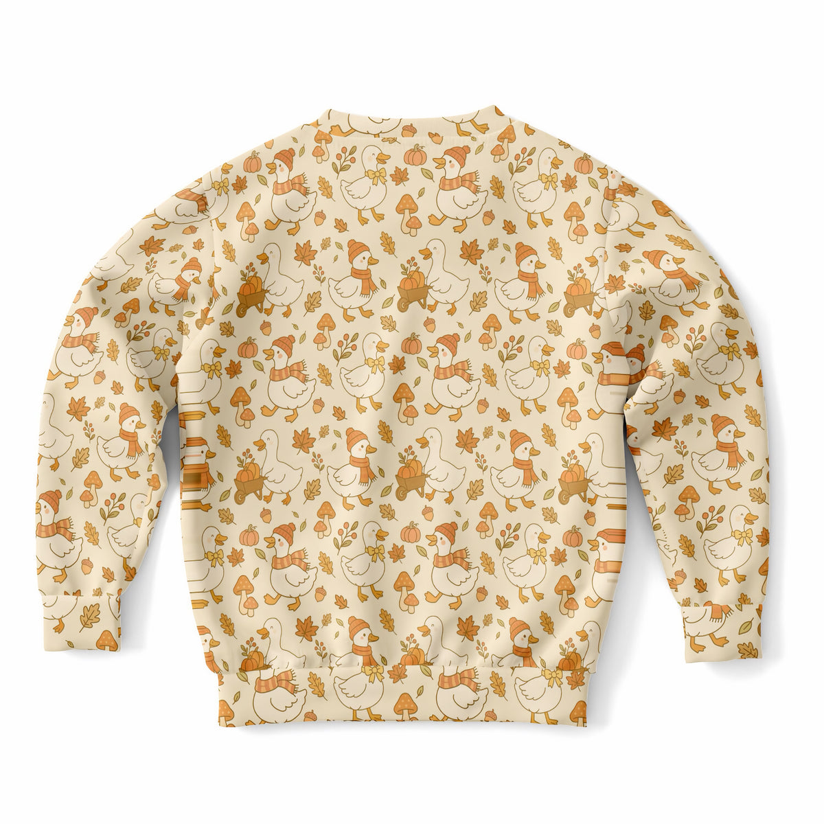 Kids Autumn Duck Sweatshirt – Ultra Soft & Stretchy, Cozy Fleece or Lightweight Sports Fabric Sweatshirt – Ultra Soft & Stretchy, Cozy Fleece or Lightweight Sports Fabric