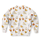 Kids Chicken Sweatshirt – Cozy Cotton Fleece or Lightweight Sports Fabric