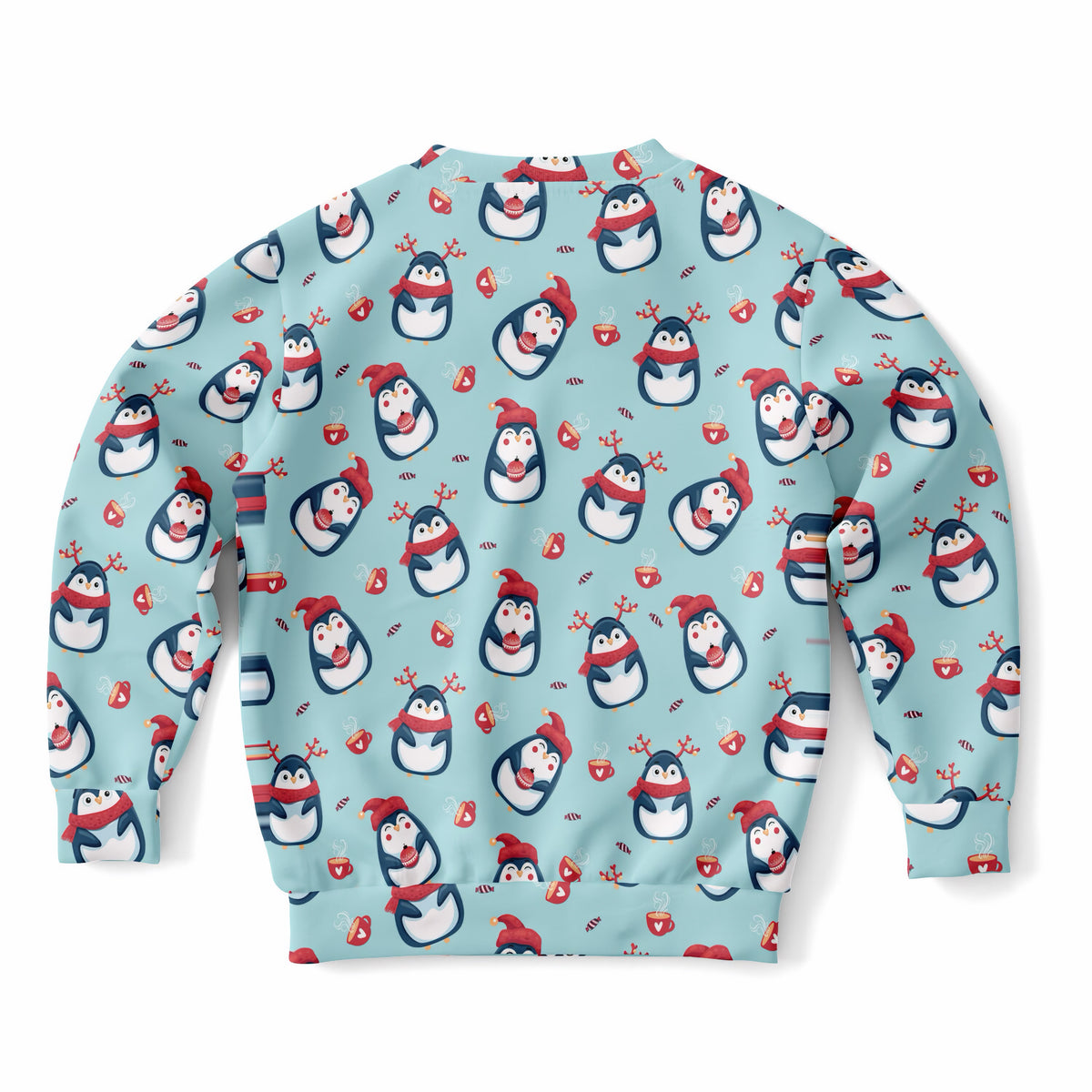 Kids Reindeer Penguin Sweatshirt – Ultra Soft & Stretchy, Cozy Fleece or Lightweight Sports Fabric Sweatshirt – Ultra Soft & Stretchy, Cozy Fleece or Lightweight Sports Fabric