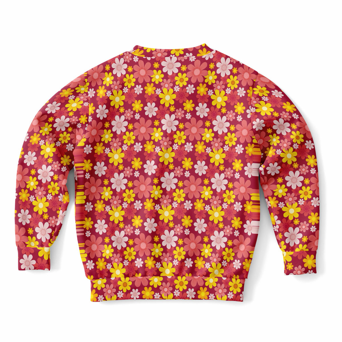Kids Red Floral Sweatshirt – Ultra Soft & Stretchy, Cozy Fleece or Lightweight Sports Fabric Sweatshirt – Ultra Soft & Stretchy, Cozy Fleece or Lightweight Sports Fabric