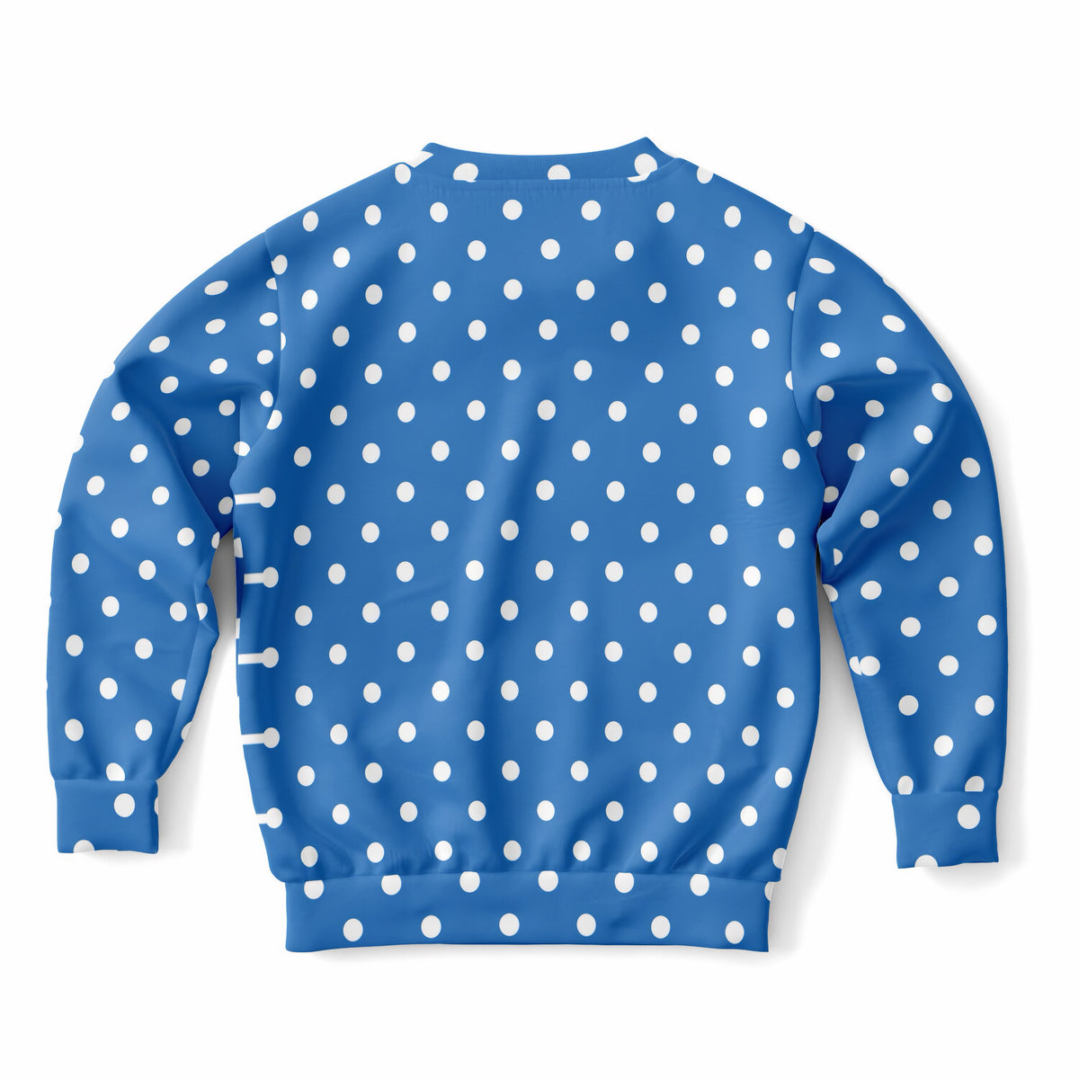 Kids Bright Blue Polka Dot Sweatshirt – Ultra Soft & Stretchy, Cozy Fleece or Lightweight Sports Fabric Sweatshirt – Ultra Soft & Stretchy, Cozy Fleece or Lightweight Sports Fabric
