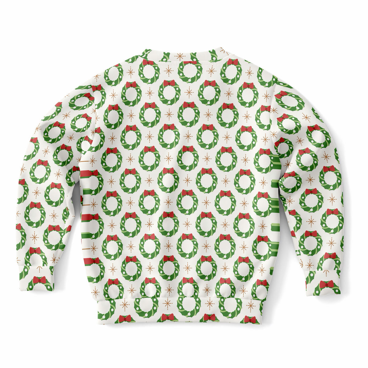 Kids Christmas Wreath Sweatshirt – Ultra Soft & Stretchy, Cozy Fleece or Lightweight Sports Fabric Sweatshirt – Ultra Soft & Stretchy, Cozy Fleece or Lightweight Sports Fabric