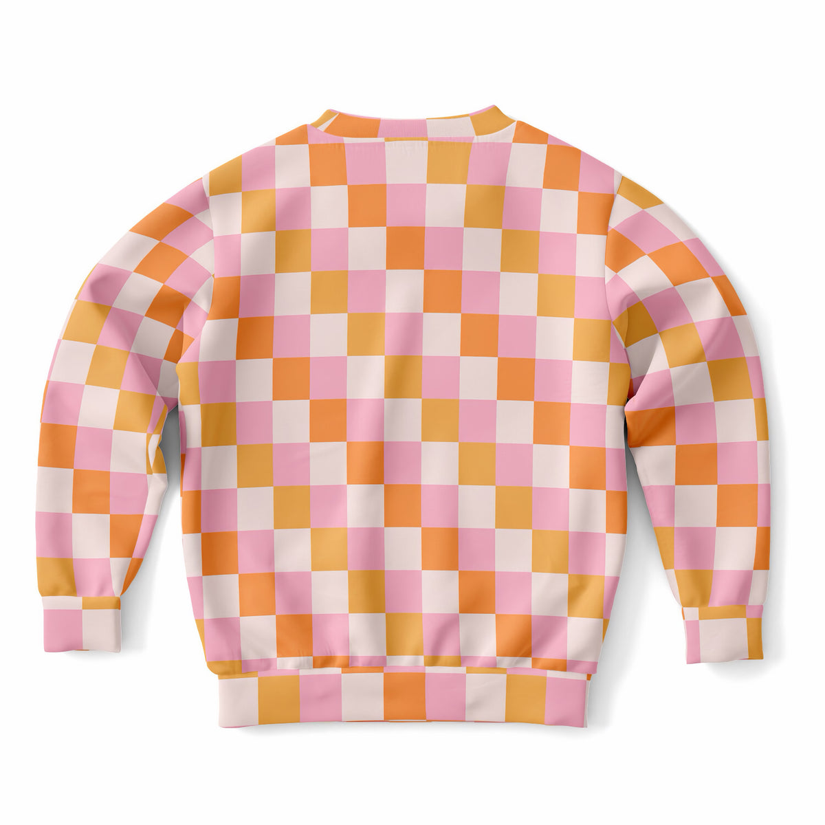 Girls Sunset Checkered Sweatshirt – Ultra Soft & Stretchy, Cozy Fleece or Lightweight Sports Fabric Sweatshirt – Ultra Soft & Stretchy, Cozy Fleece or Lightweight Sports Fabric