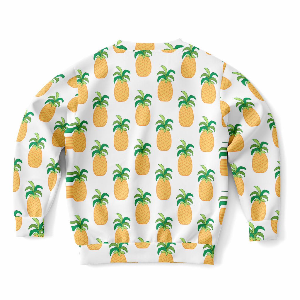 Kids Pineapple Sweatshirt – Ultra Soft & Stretchy, Cozy Fleece or Lightweight Sports Fabric Sweatshirt – Ultra Soft & Stretchy, Cozy Fleece or Lightweight Sports Fabric