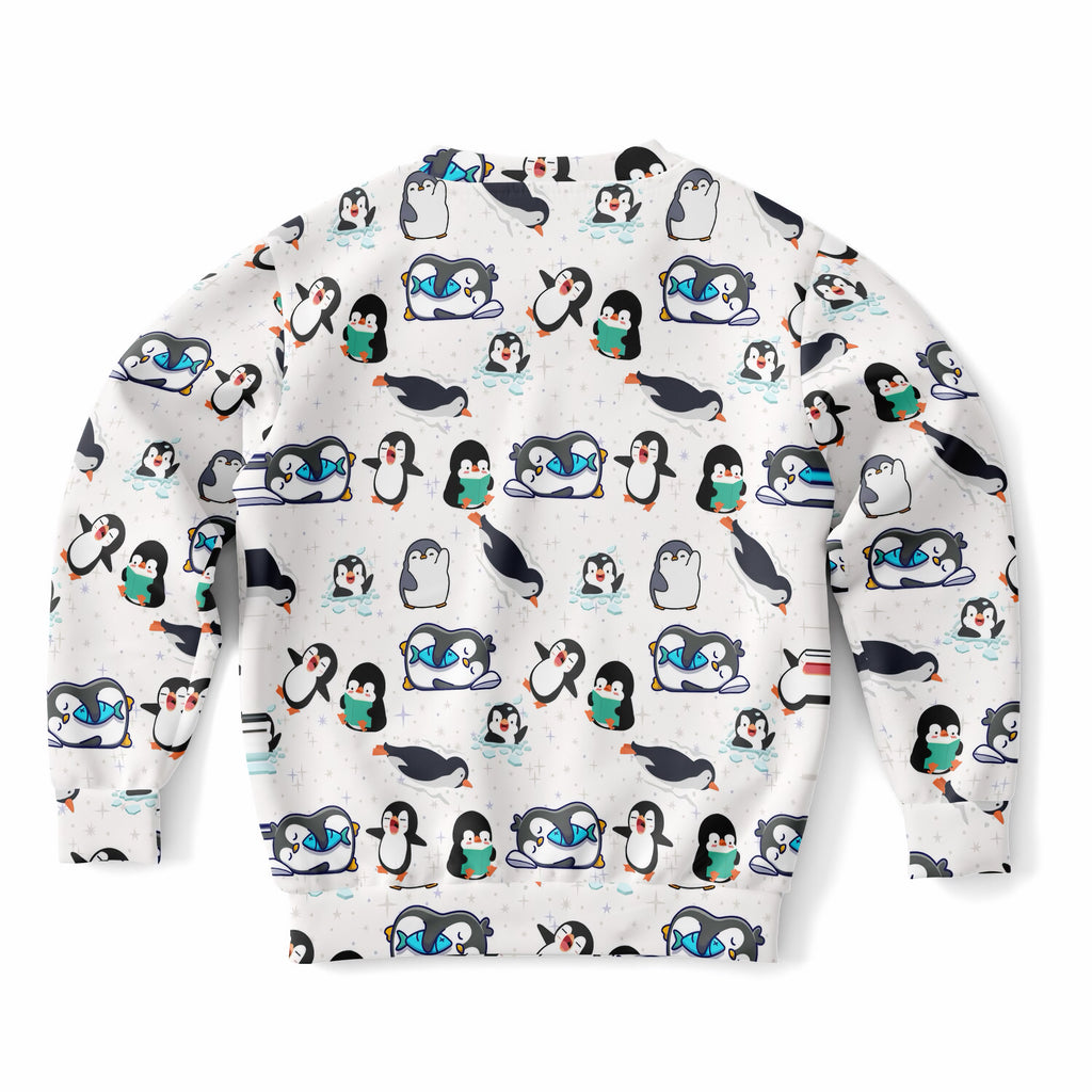 Kids Penguin Sweatshirt – Ultra Soft & Stretchy, Cozy Fleece or Lightweight Sports Fabric Sweatshirt – Ultra Soft & Stretchy, Cozy Fleece or Lightweight Sports Fabric