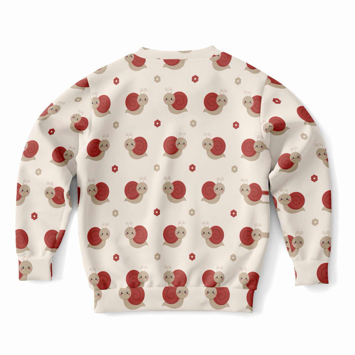 Kids Red Snail Sweatshirt – Ultra Soft & Stretchy, Cozy Fleece or Lightweight Sports Fabric Sweatshirt – Ultra Soft & Stretchy, Cozy Fleece or Lightweight Sports Fabric