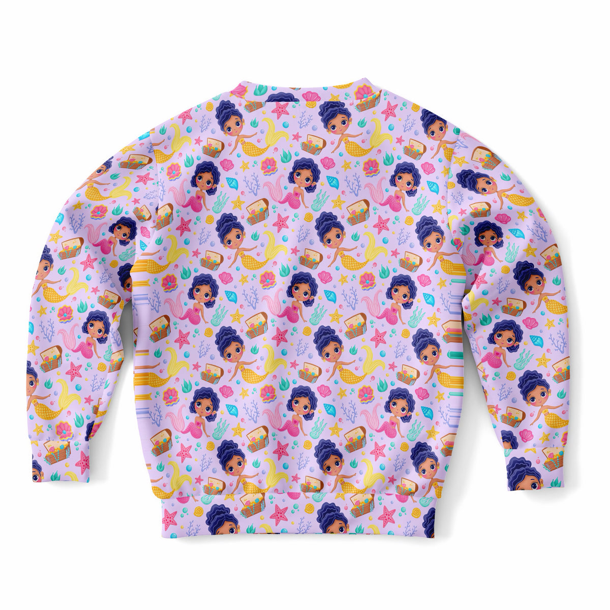 Girls Cute Underwater Mermaid Sweatshirt – Ultra Soft & Stretchy, Cozy Fleece or Lightweight Sports Fabric Sweatshirt – Ultra Soft & Stretchy, Cozy Fleece or Lightweight Sports Fabric