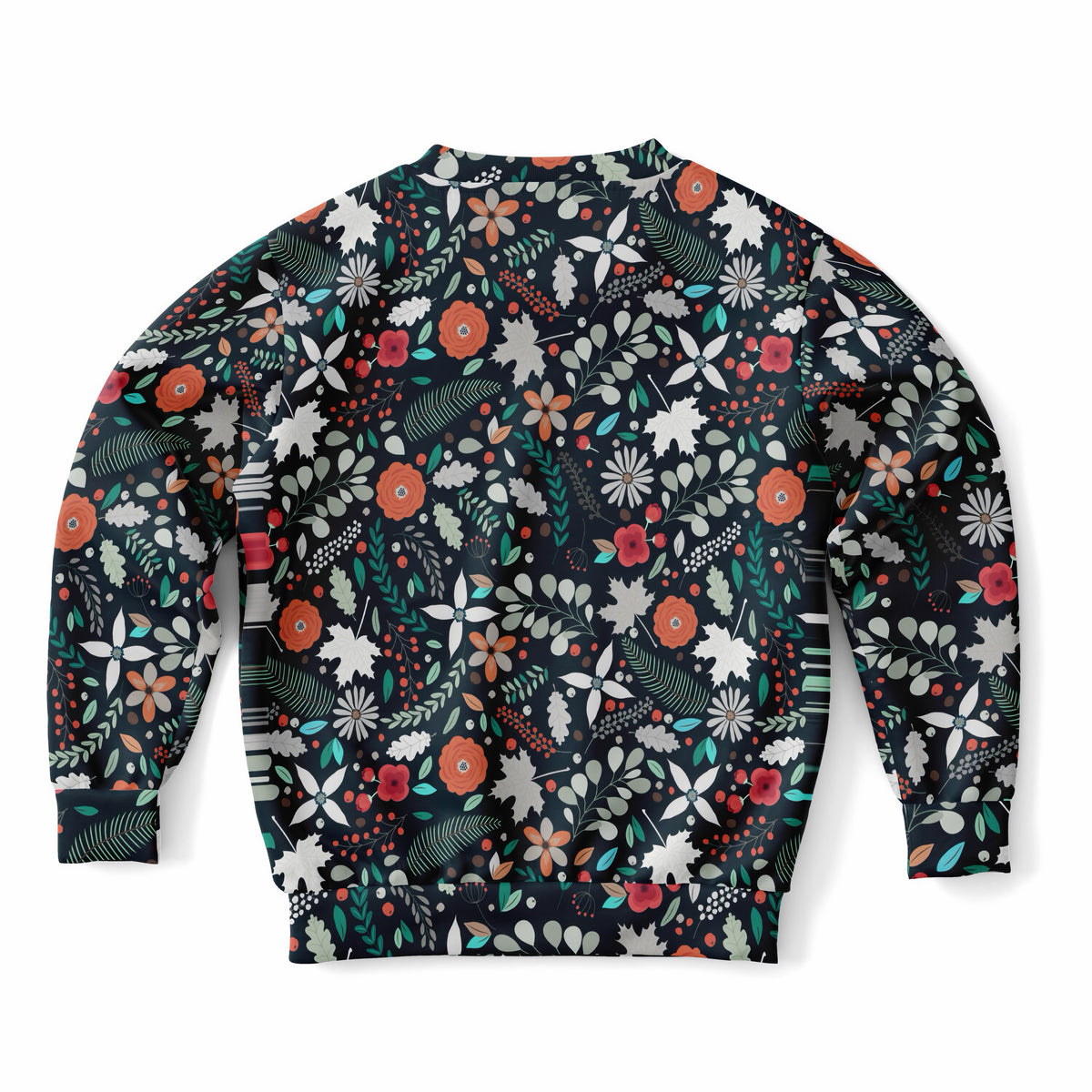 Girls Dark Floral Sweatshirt – Ultra Soft & Stretchy, Cozy Fleece or Lightweight Sports Fabric Sweatshirt – Ultra Soft & Stretchy, Cozy Fleece or Lightweight Sports Fabric