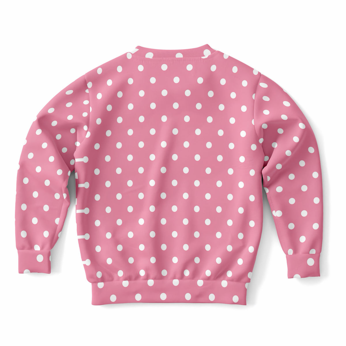 Kids Pink Polka Dot Sweatshirt – Ultra Soft & Stretchy, Cozy Fleece or Lightweight Sports Fabric Sweatshirt – Ultra Soft & Stretchy, Cozy Fleece or Lightweight Sports Fabric