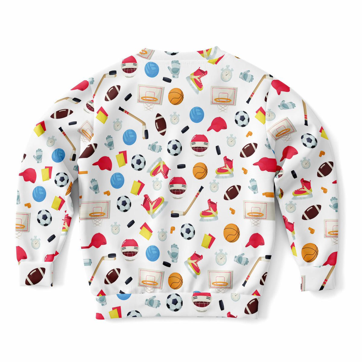 Kids Sports Themed Sweatshirt – Ultra Soft & Stretchy, Cozy Fleece or Lightweight Sports Fabric Sweatshirt – Ultra Soft & Stretchy, Cozy Fleece or Lightweight Sports Fabric