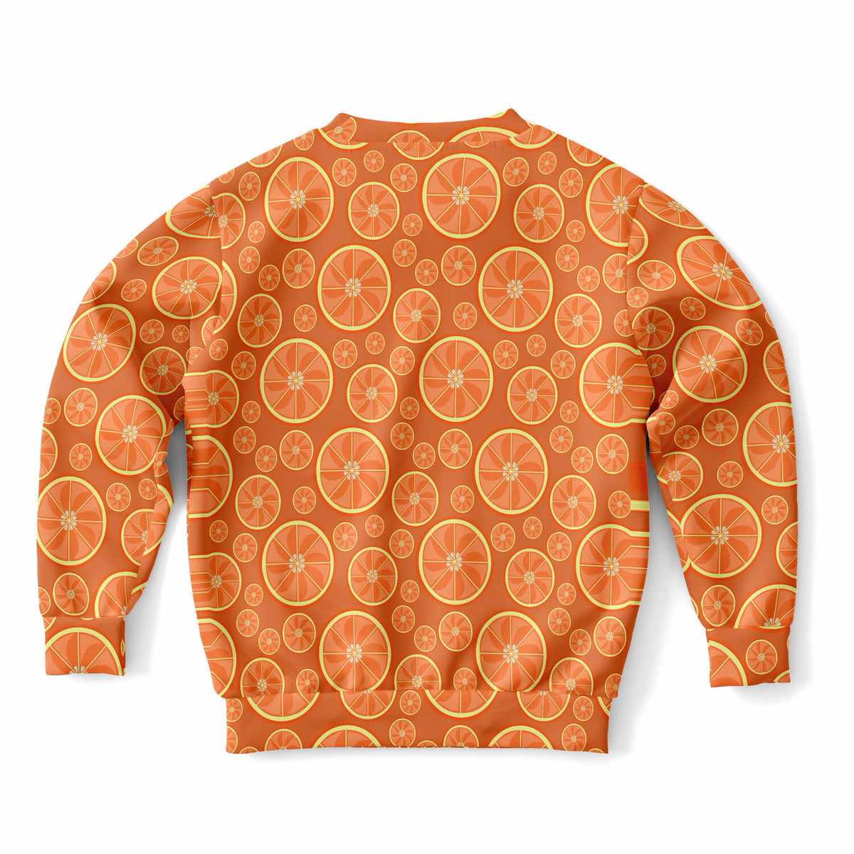 Kids Orange Citrus Sweatshirt – Ultra Soft & Stretchy, Cozy Fleece or Lightweight Sports Fabric Sweatshirt – Ultra Soft & Stretchy, Cozy Fleece or Lightweight Sports Fabric