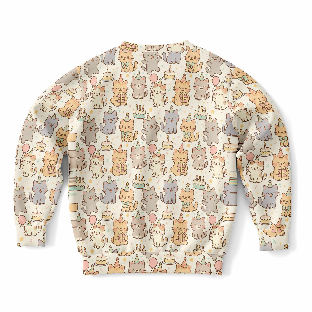 Kids Kitten Birthday Sweatshirt – Ultra Soft & Stretchy, Cozy Fleece or Lightweight Sports Fabric Sweatshirt – Ultra Soft & Stretchy, Cozy Fleece or Lightweight Sports Fabric