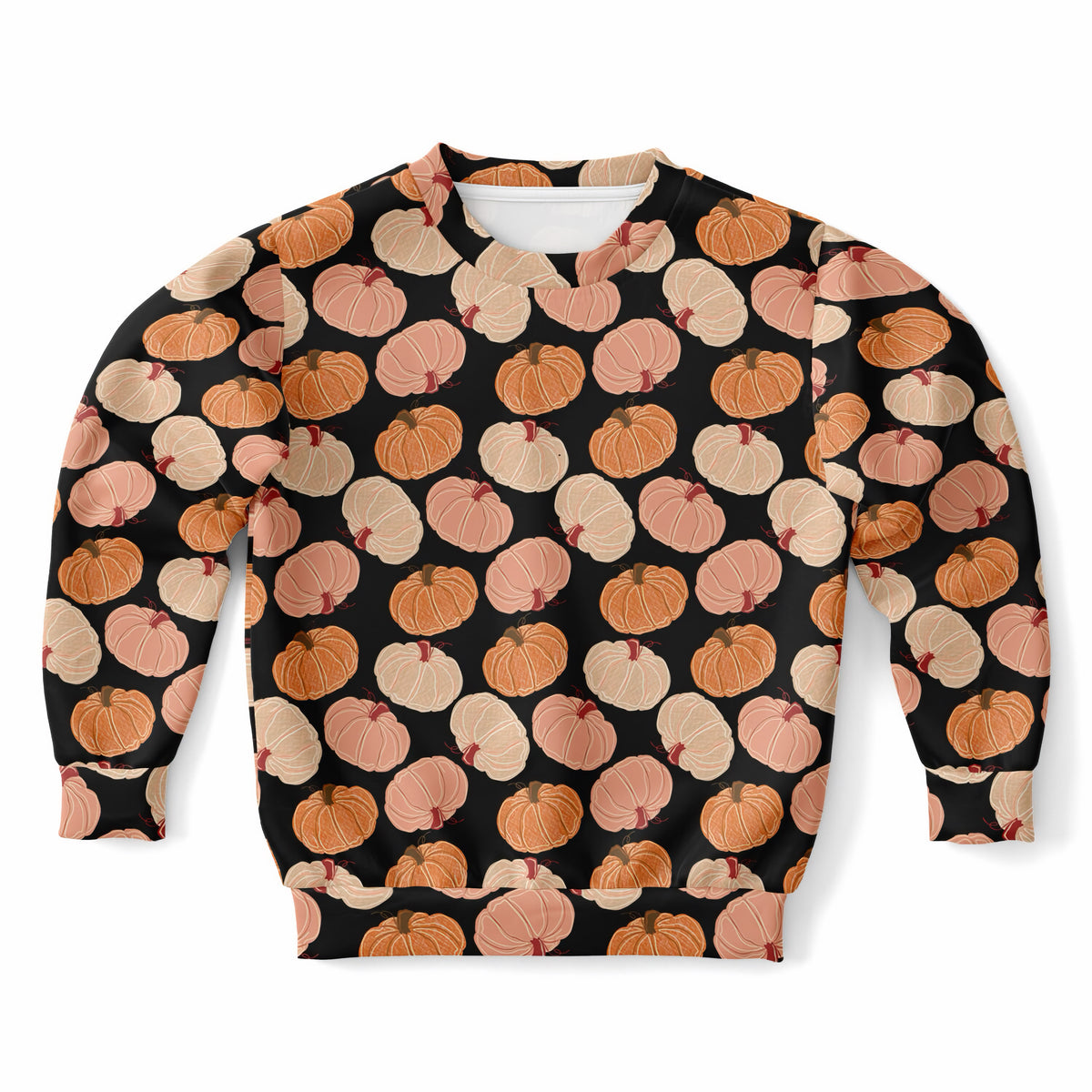 Kids Fall Pumpkin Sweatshirt – Ultra Soft & Stretchy, Cozy Fleece or Lightweight Sports Fabric Sweatshirt – Ultra Soft & Stretchy, Cozy Fleece or Lightweight Sports Fabric