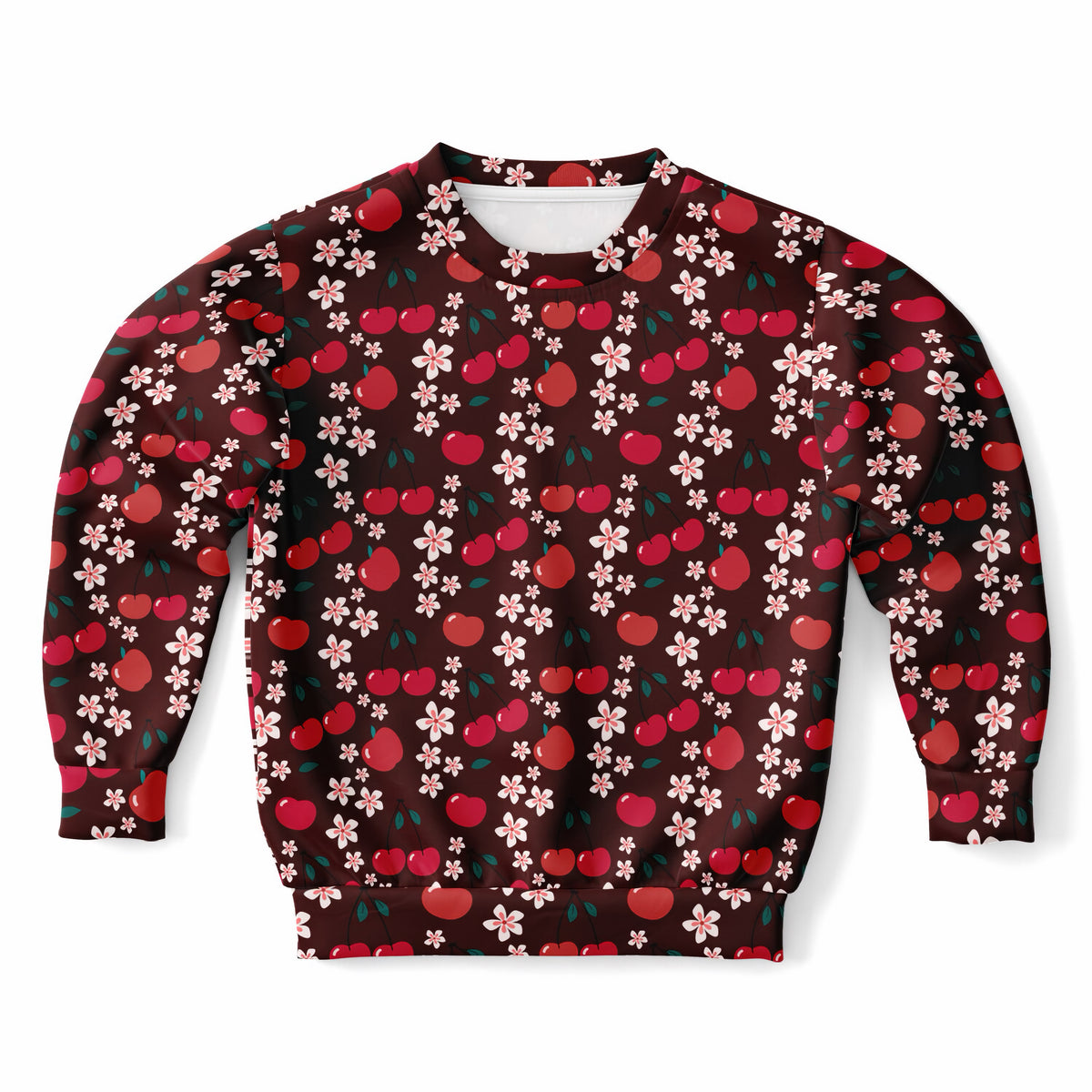 Girls Cherry Blossom Sweatshirt – Ultra Soft & Stretchy, Cozy Fleece or Lightweight Sports Fabric Sweatshirt – Ultra Soft & Stretchy, Cozy Fleece or Lightweight Sports Fabric