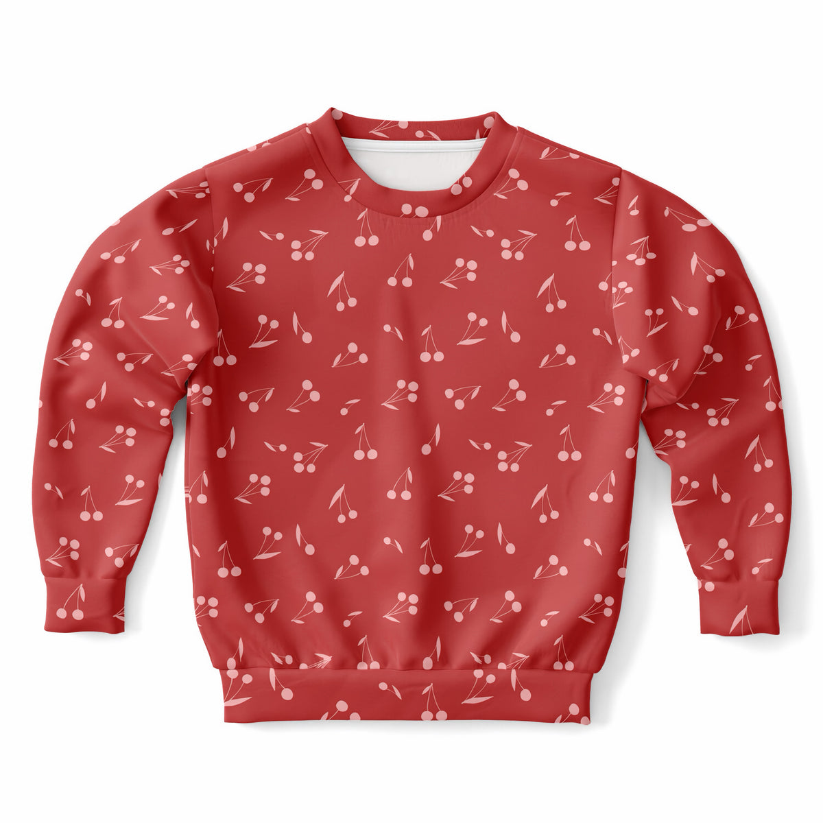 Girls Cute Cherry Sweatshirt – Ultra Soft & Stretchy, Cozy Fleece or Lightweight Sports Fabric Sweatshirt – Ultra Soft & Stretchy, Cozy Fleece or Lightweight Sports Fabric