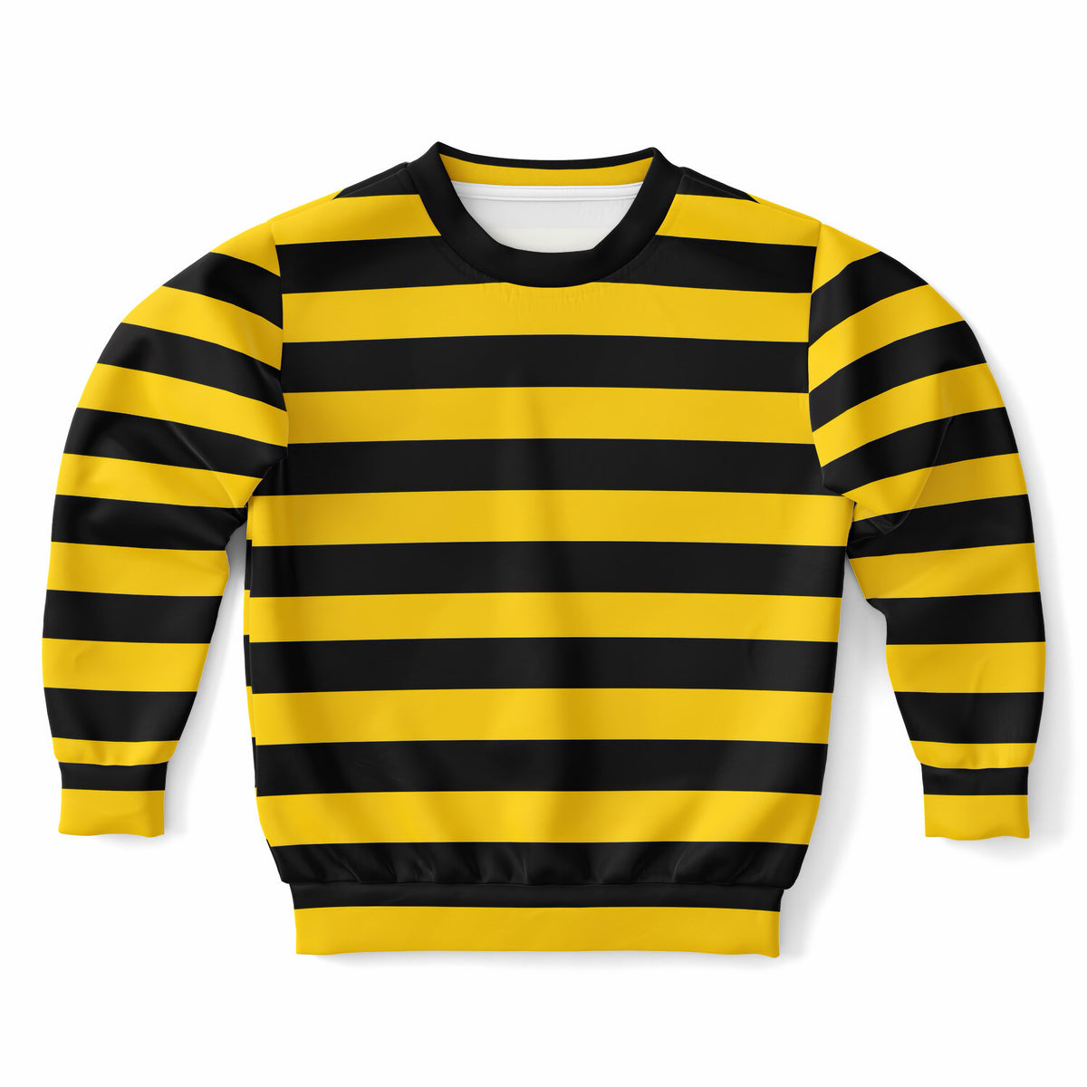 Kids Bee Stripe Sweatshirt – Ultra Soft & Stretchy, Cozy Fleece or Lightweight Sports Fabric Sweatshirt – Ultra Soft & Stretchy, Cozy Fleece or Lightweight Sports Fabric