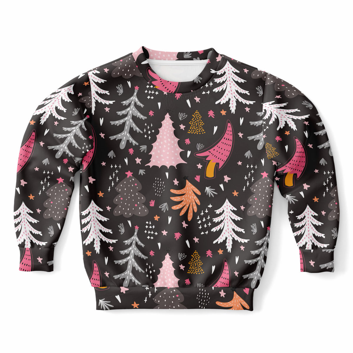 Kids Cute Christmas Tree Sweatshirt – Ultra Soft & Stretchy, Cozy Fleece or Lightweight Sports Fabric Sweatshirt – Ultra Soft & Stretchy, Cozy Fleece or Lightweight Sports Fabric
