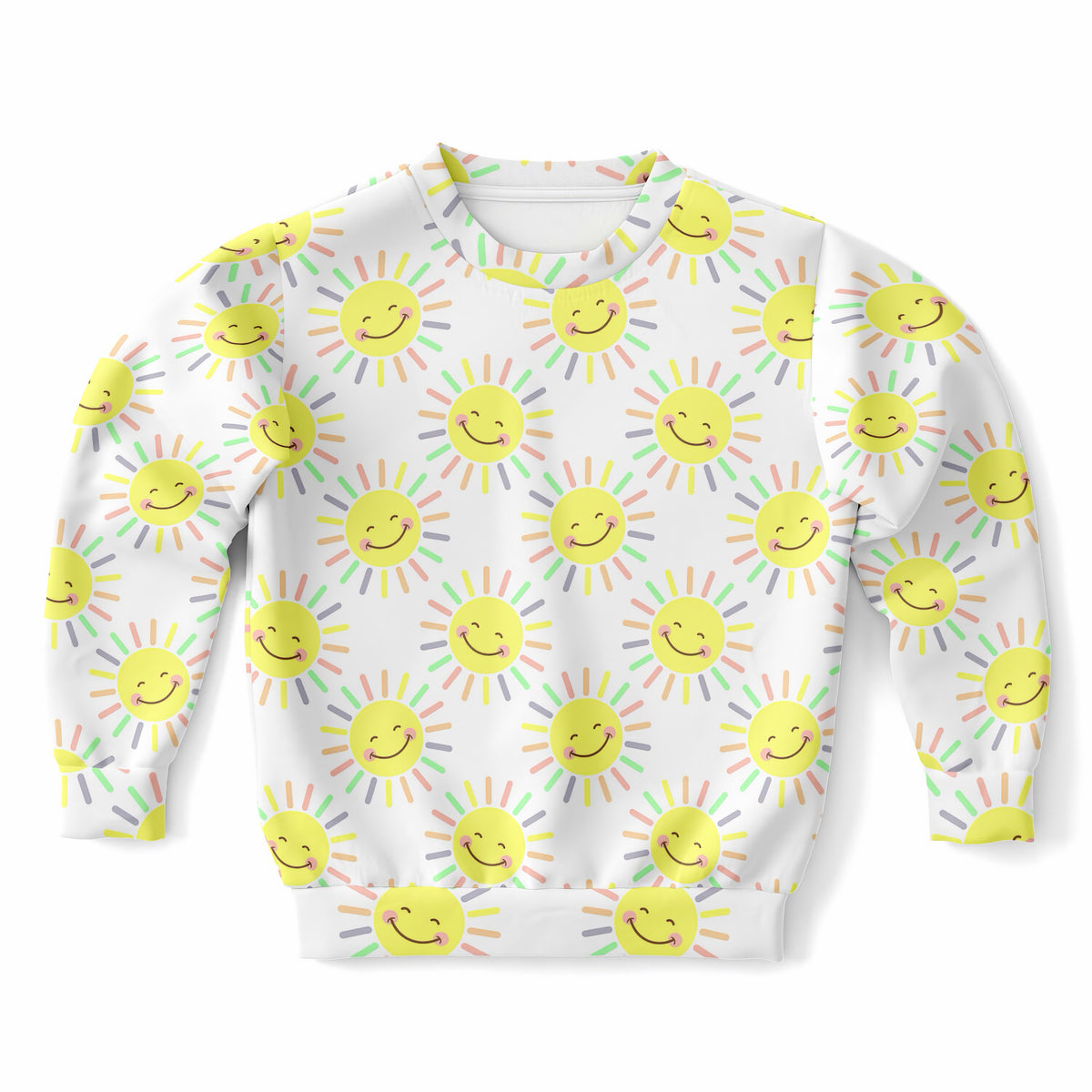 Kids Happy Sunshine Sweatshirt – Ultra Soft & Stretchy, Cozy Fleece or Lightweight Sports Fabric Sweatshirt – Ultra Soft & Stretchy, Cozy Fleece or Lightweight Sports Fabric