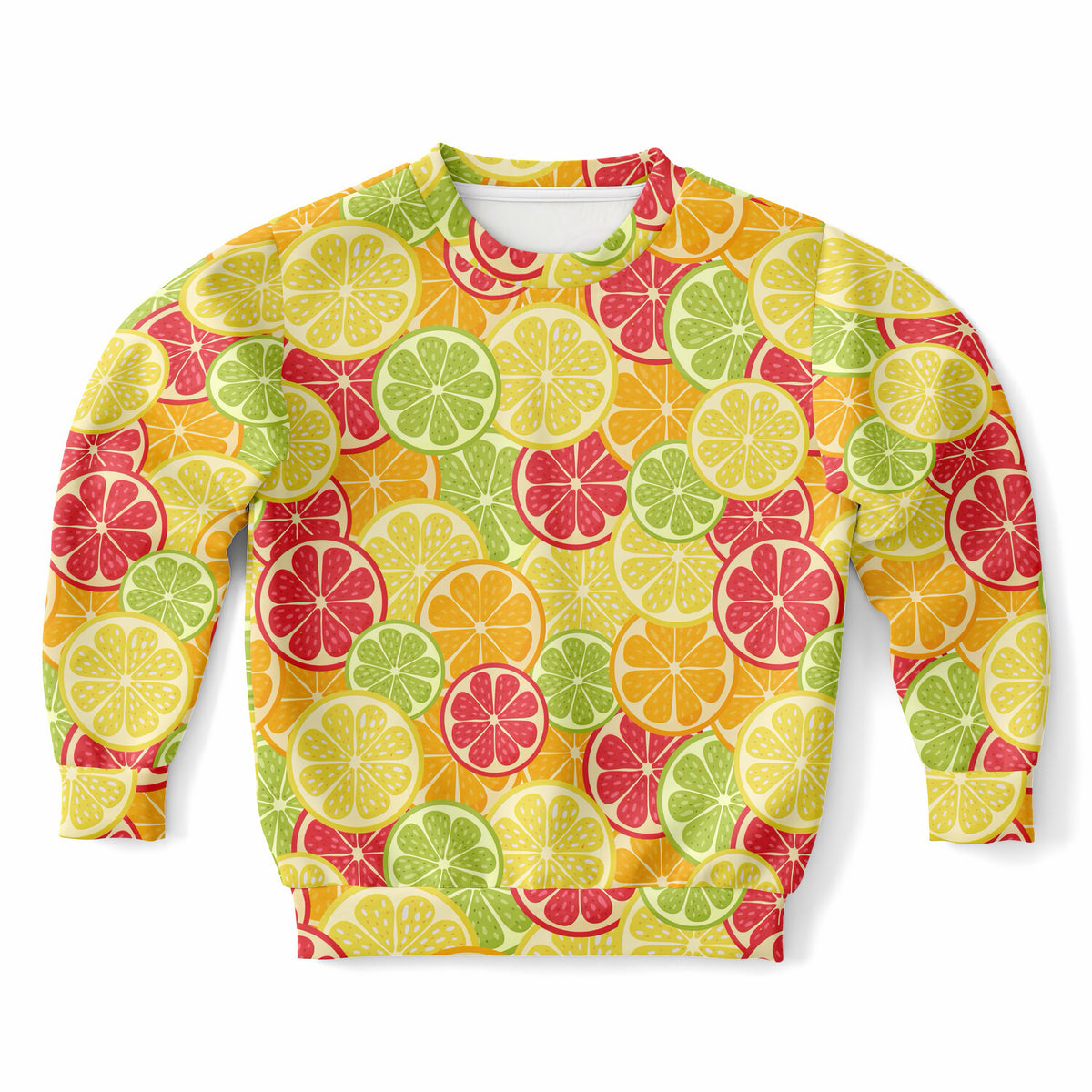Kids Citrus Fruit Sweatshirt – Ultra Soft & Stretchy, Cozy Fleece or Lightweight Sports Fabric Sweatshirt – Ultra Soft & Stretchy, Cozy Fleece or Lightweight Sports Fabric