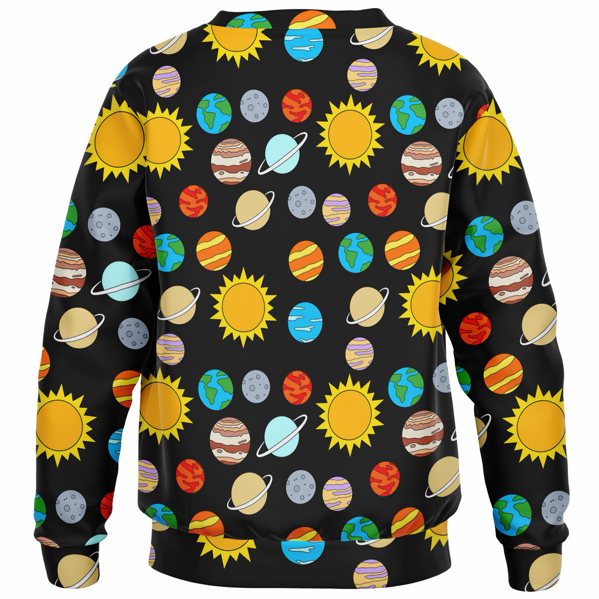 Kids Solar System Sweatshirt – Ultra Soft & Stretchy, Cozy Fleece or Lightweight Sports Fabric Sweatshirt – Ultra Soft & Stretchy, Cozy Fleece or Lightweight Sports Fabric