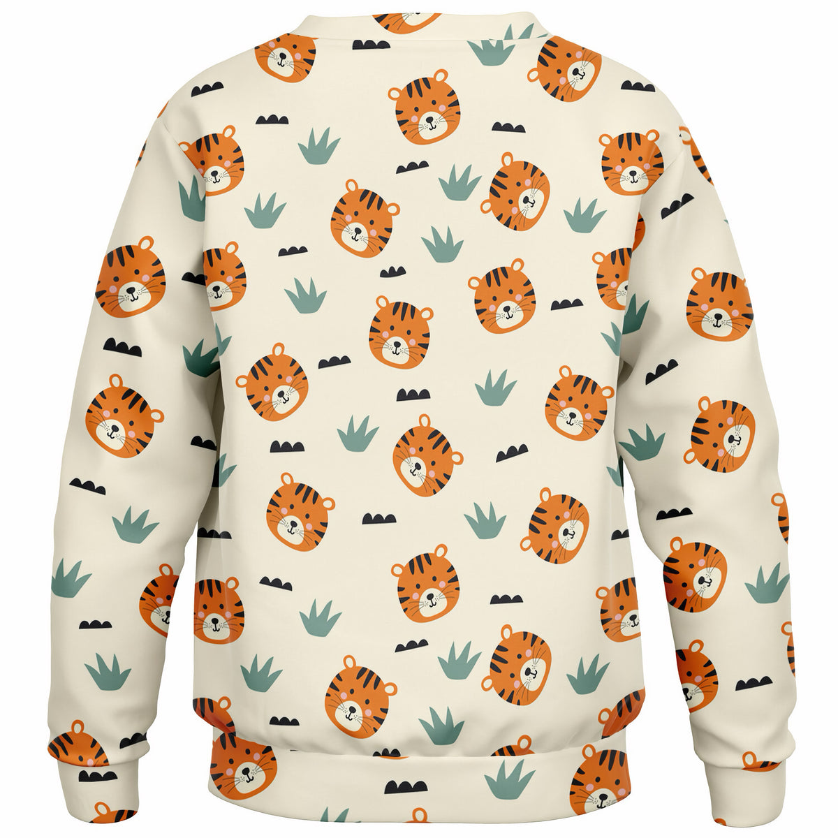 Kids Tiger Face Sweatshirt – Ultra Soft & Stretchy, Cozy Fleece or Lightweight Sports Fabric Sweatshirt – Ultra Soft & Stretchy, Cozy Fleece or Lightweight Sports Fabric
