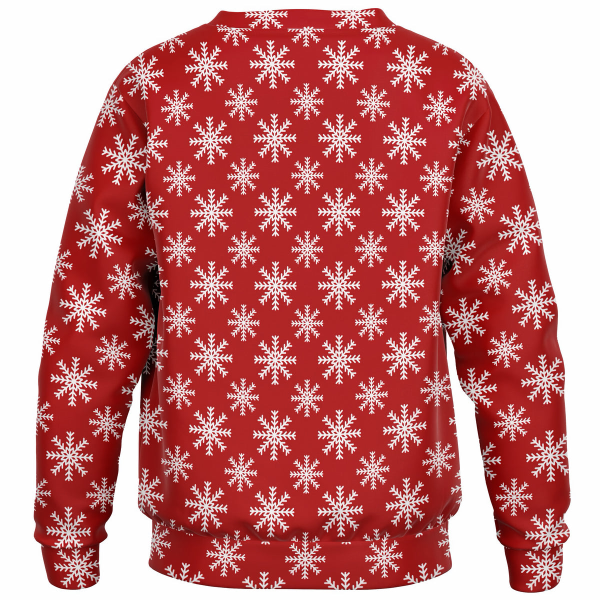 Kids Red Christmas Snowflake Sweatshirt – Ultra Soft & Stretchy, Cozy Fleece or Lightweight Sports Fabric Sweatshirt – Ultra Soft & Stretchy, Cozy Fleece or Lightweight Sports Fabric