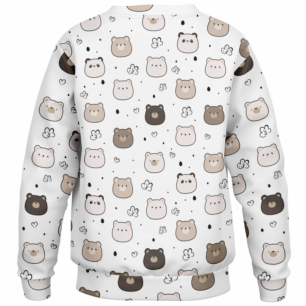 Kids Cute Bear & Panda Sweatshirt – Ultra Soft & Stretchy, Cozy Fleece or Lightweight Sports Fabric Sweatshirt – Ultra Soft & Stretchy, Cozy Fleece or Lightweight Sports Fabric