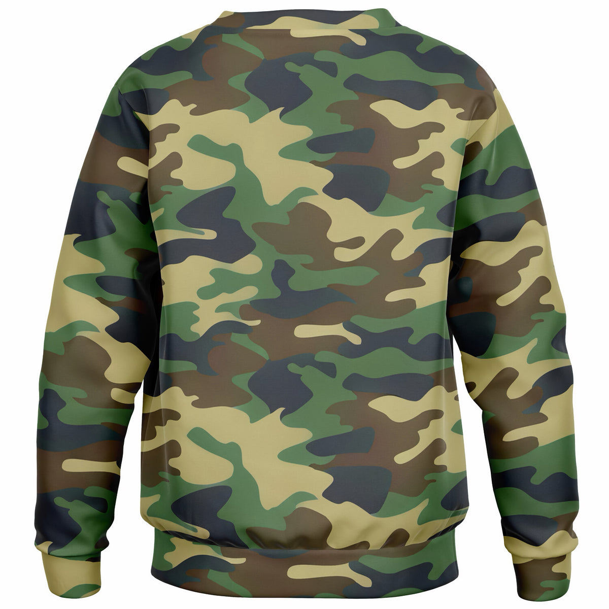 Kids Green Woodland Camouflage Sweatshirt – Ultra Soft & Stretchy, Cozy Fleece or Lightweight Sports Fabric Sweatshirt – Ultra Soft & Stretchy, Cozy Fleece or Lightweight Sports Fabric