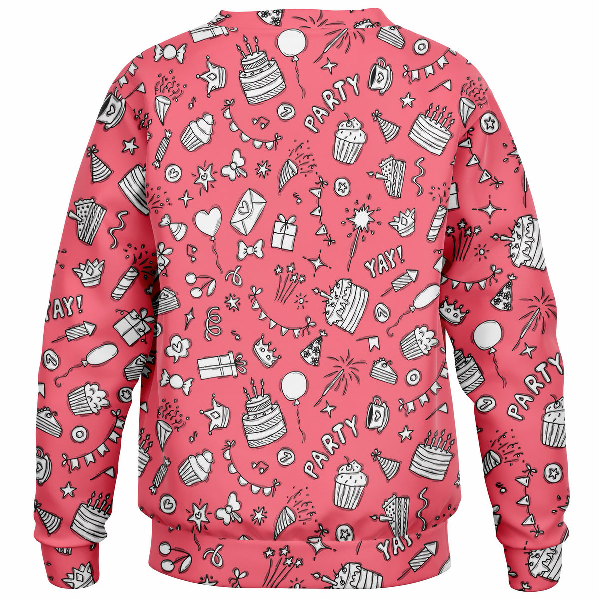 Girls Pink Birthday Sweatshirt – Ultra Soft & Stretchy, Cozy Fleece or Lightweight Sports Fabric Sweatshirt – Ultra Soft & Stretchy, Cozy Fleece or Lightweight Sports Fabric