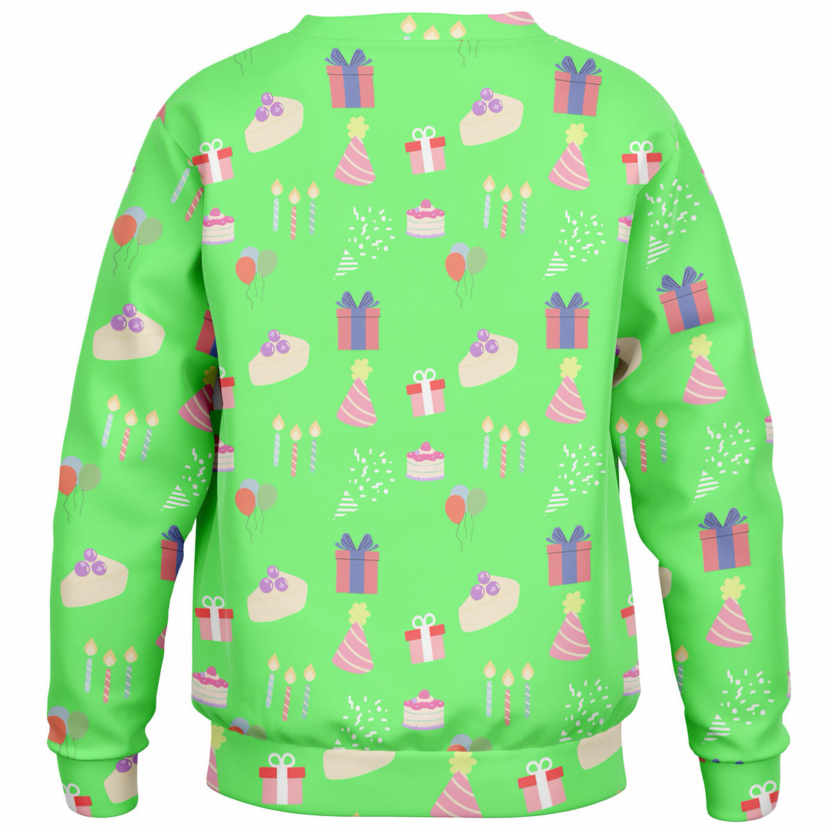 Kids Birthday Party Green Sweatshirt – Ultra Soft & Stretchy, Cozy Fleece or Lightweight Sports Fabric Sweatshirt – Ultra Soft & Stretchy, Cozy Fleece or Lightweight Sports Fabric