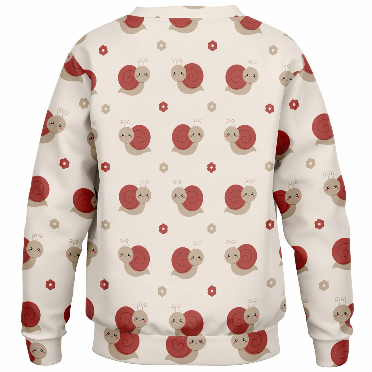 Kids Red Snail Sweatshirt – Ultra Soft & Stretchy, Cozy Fleece or Lightweight Sports Fabric Sweatshirt – Ultra Soft & Stretchy, Cozy Fleece or Lightweight Sports Fabric