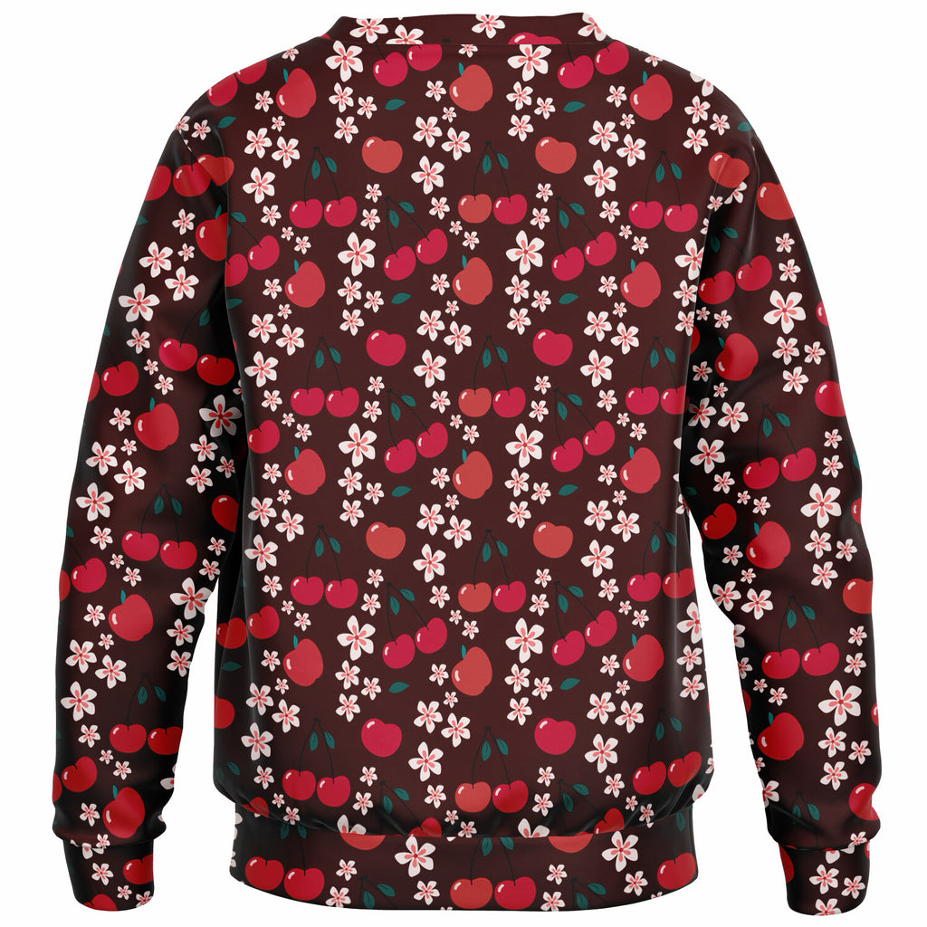 Girls Cherry Blossom Sweatshirt – Ultra Soft & Stretchy, Cozy Fleece or Lightweight Sports Fabric Sweatshirt – Ultra Soft & Stretchy, Cozy Fleece or Lightweight Sports Fabric