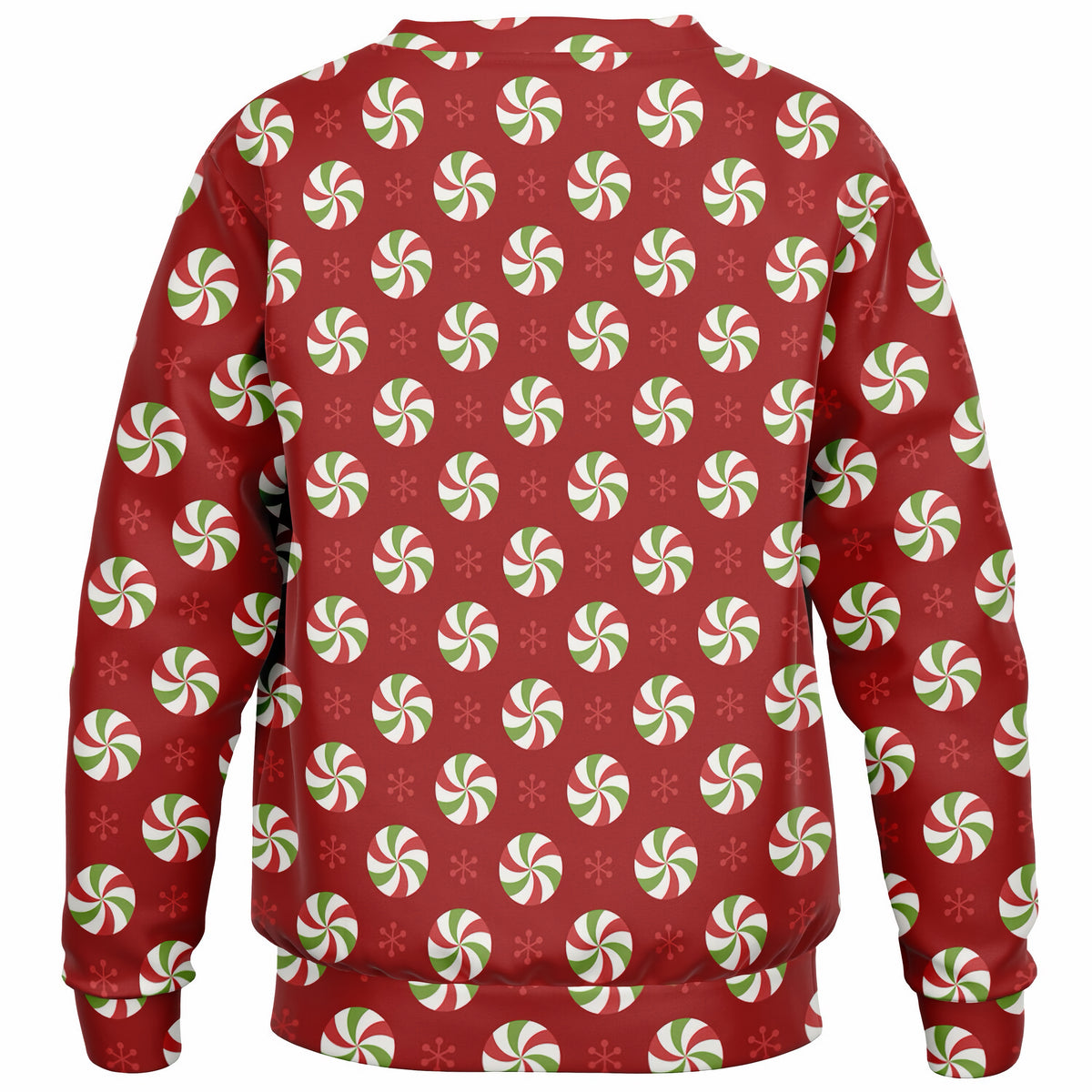 Kids Christmas Peppermint Candy Sweatshirt – Ultra Soft & Stretchy, Cozy Fleece or Lightweight Sports Fabric Sweatshirt – Ultra Soft & Stretchy, Cozy Fleece or Lightweight Sports Fabric