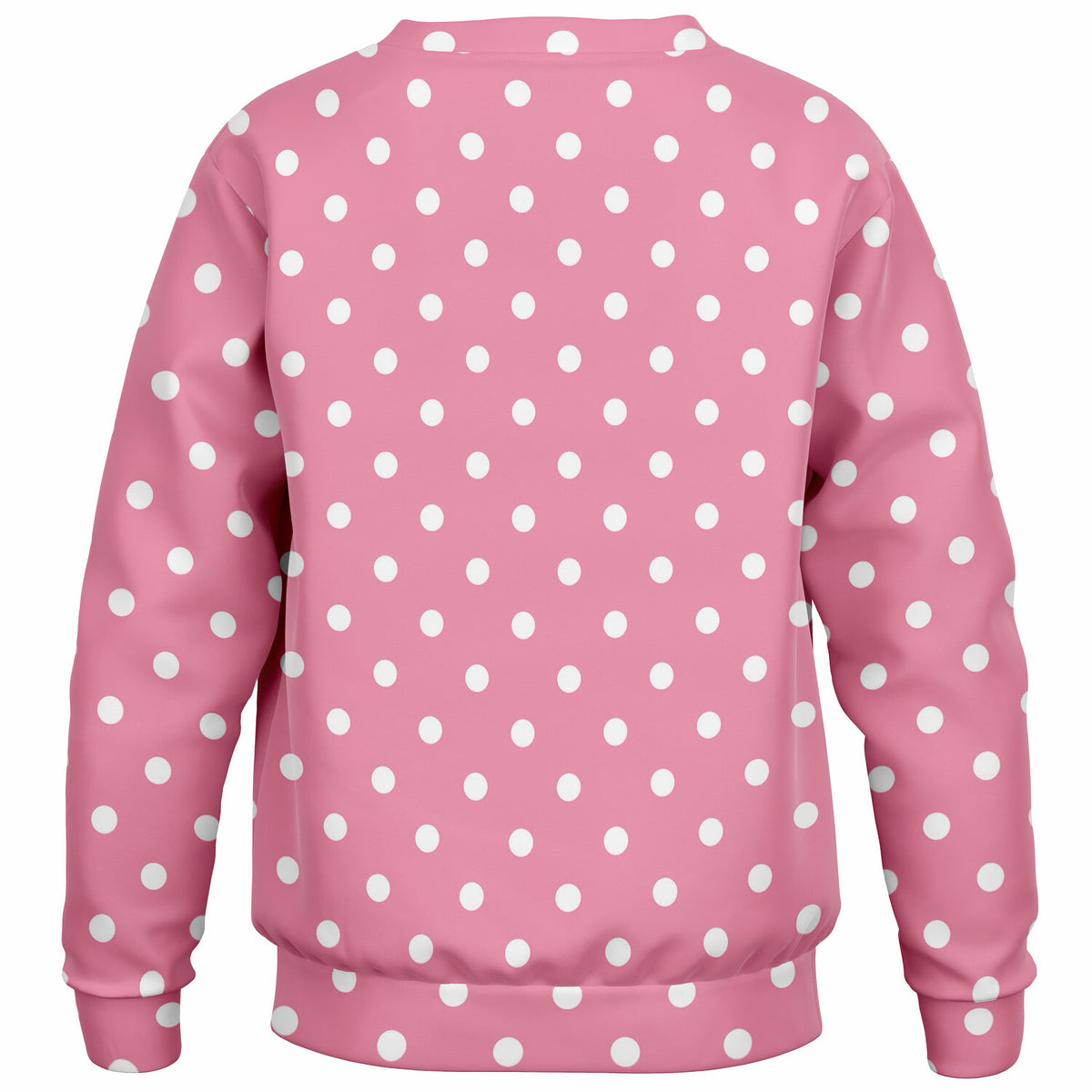 Kids Pink Polka Dot Sweatshirt – Ultra Soft & Stretchy, Cozy Fleece or Lightweight Sports Fabric Sweatshirt – Ultra Soft & Stretchy, Cozy Fleece or Lightweight Sports Fabric