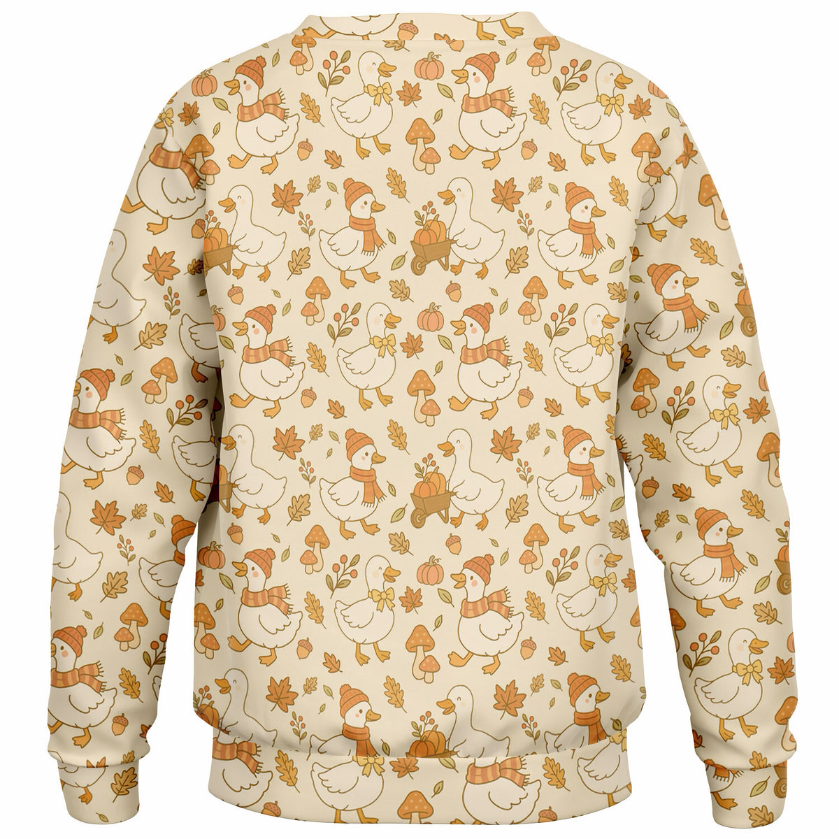 Kids Autumn Duck Sweatshirt – Ultra Soft & Stretchy, Cozy Fleece or Lightweight Sports Fabric Sweatshirt – Ultra Soft & Stretchy, Cozy Fleece or Lightweight Sports Fabric