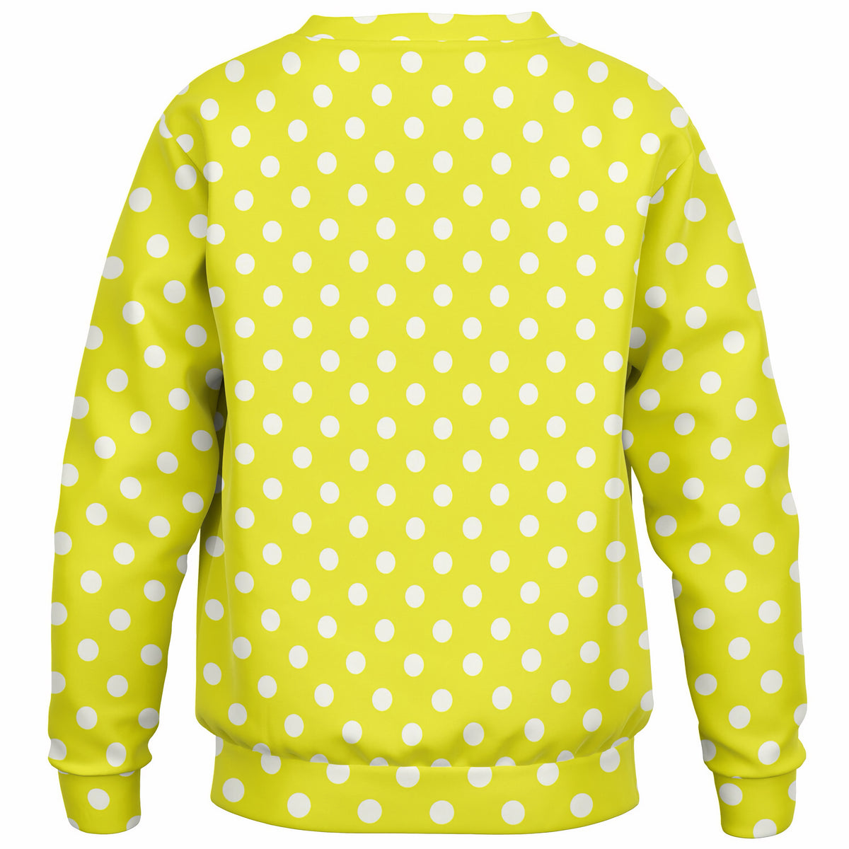 Kids Yellow Polka Dot Sweatshirt – Ultra Soft & Stretchy, Cozy Fleece or Lightweight Sports Fabric Sweatshirt – Ultra Soft & Stretchy, Cozy Fleece or Lightweight Sports Fabric