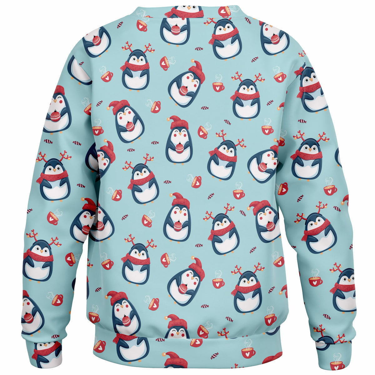 Kids Reindeer Penguin Sweatshirt – Ultra Soft & Stretchy, Cozy Fleece or Lightweight Sports Fabric Sweatshirt – Ultra Soft & Stretchy, Cozy Fleece or Lightweight Sports Fabric