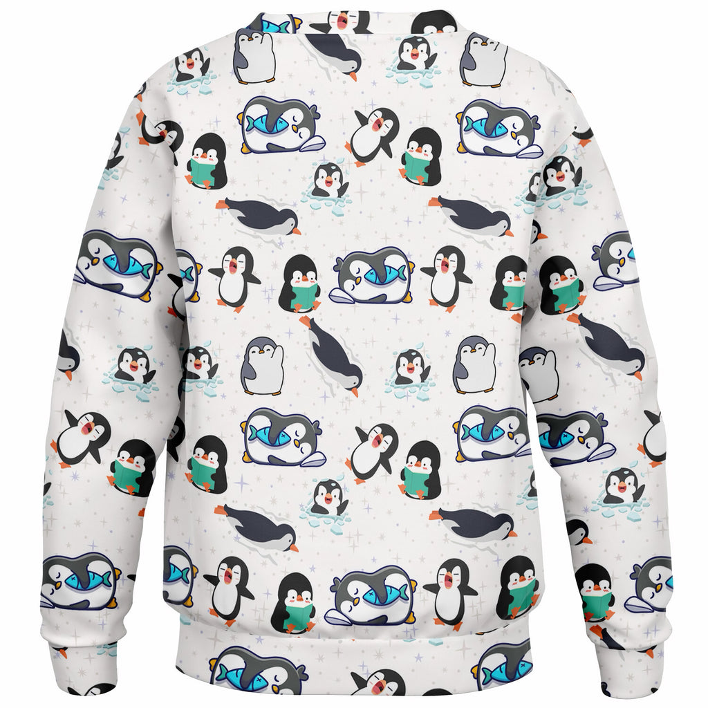 Kids Penguin Sweatshirt – Ultra Soft & Stretchy, Cozy Fleece or Lightweight Sports Fabric Sweatshirt – Ultra Soft & Stretchy, Cozy Fleece or Lightweight Sports Fabric