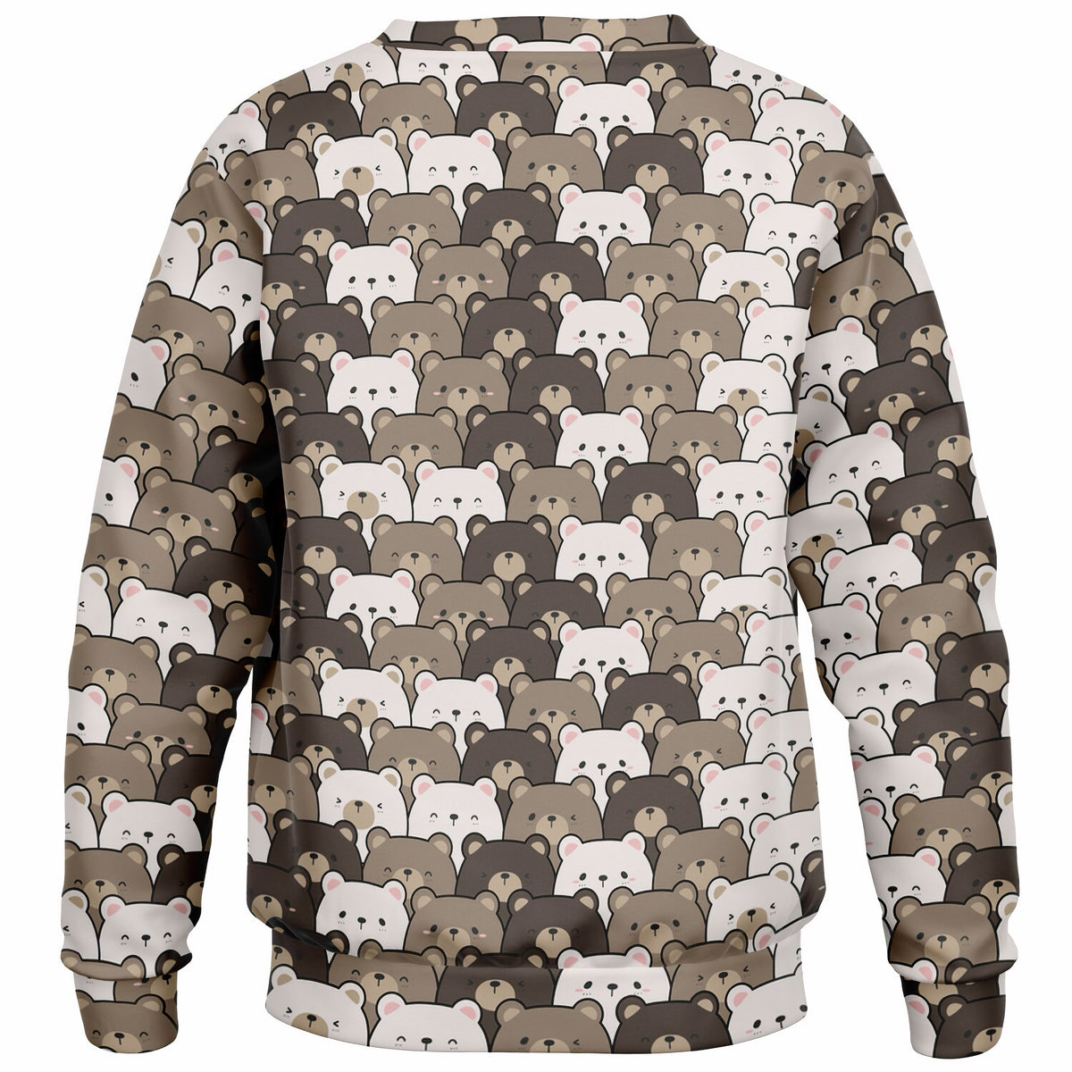 Kids Bear Face Sweatshirt – Ultra Soft & Stretchy, Cozy Fleece or Lightweight Sports Fabric Sweatshirt – Ultra Soft & Stretchy, Cozy Fleece or Lightweight Sports Fabric