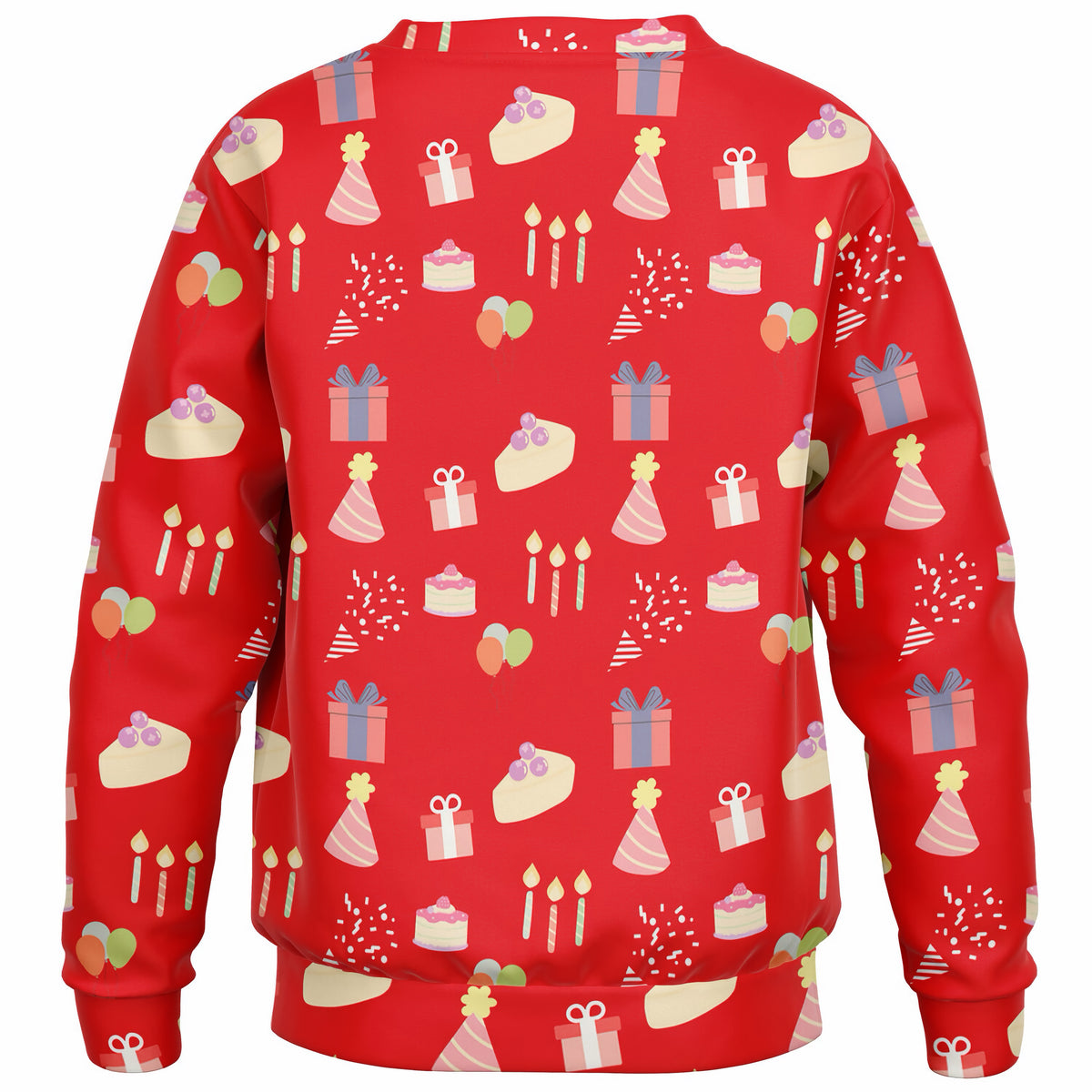 Kids Birthday Party Red Sweatshirt – Ultra Soft & Stretchy, Cozy Fleece or Lightweight Sports Fabric Sweatshirt – Ultra Soft & Stretchy, Cozy Fleece or Lightweight Sports Fabric