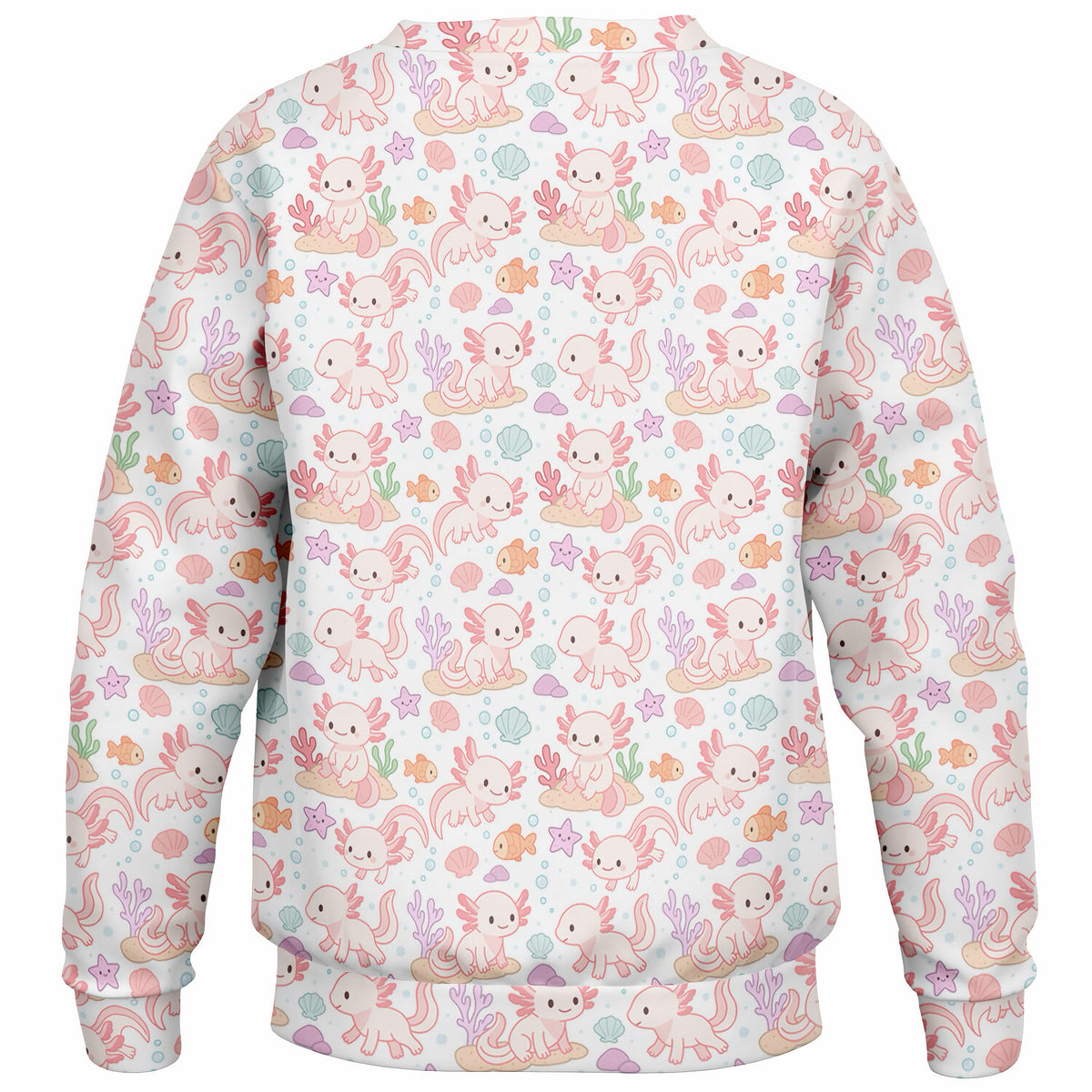 Girls Axolotl Sweatshirt – Ultra Soft & Stretchy, Cozy Fleece or Lightweight Sports Fabric Sweatshirt – Ultra Soft & Stretchy, Cozy Fleece or Lightweight Sports Fabric