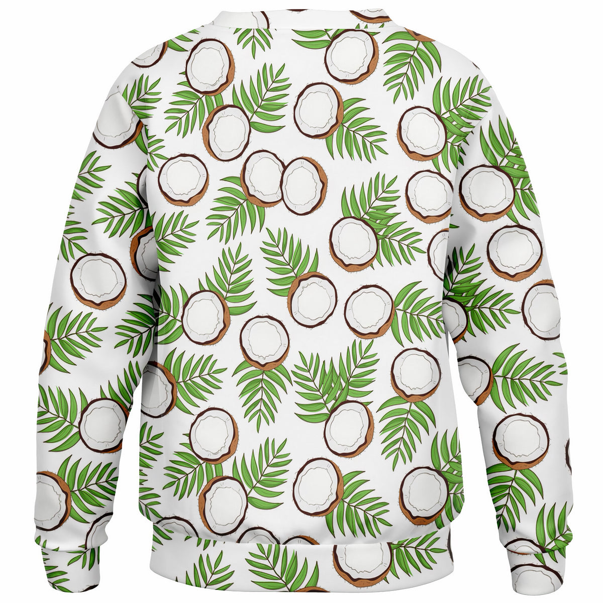 Kids Tropical Coconut Sweatshirt – Ultra Soft & Stretchy, Cozy Fleece or Lightweight Sports Fabric Sweatshirt – Ultra Soft & Stretchy, Cozy Fleece or Lightweight Sports Fabric