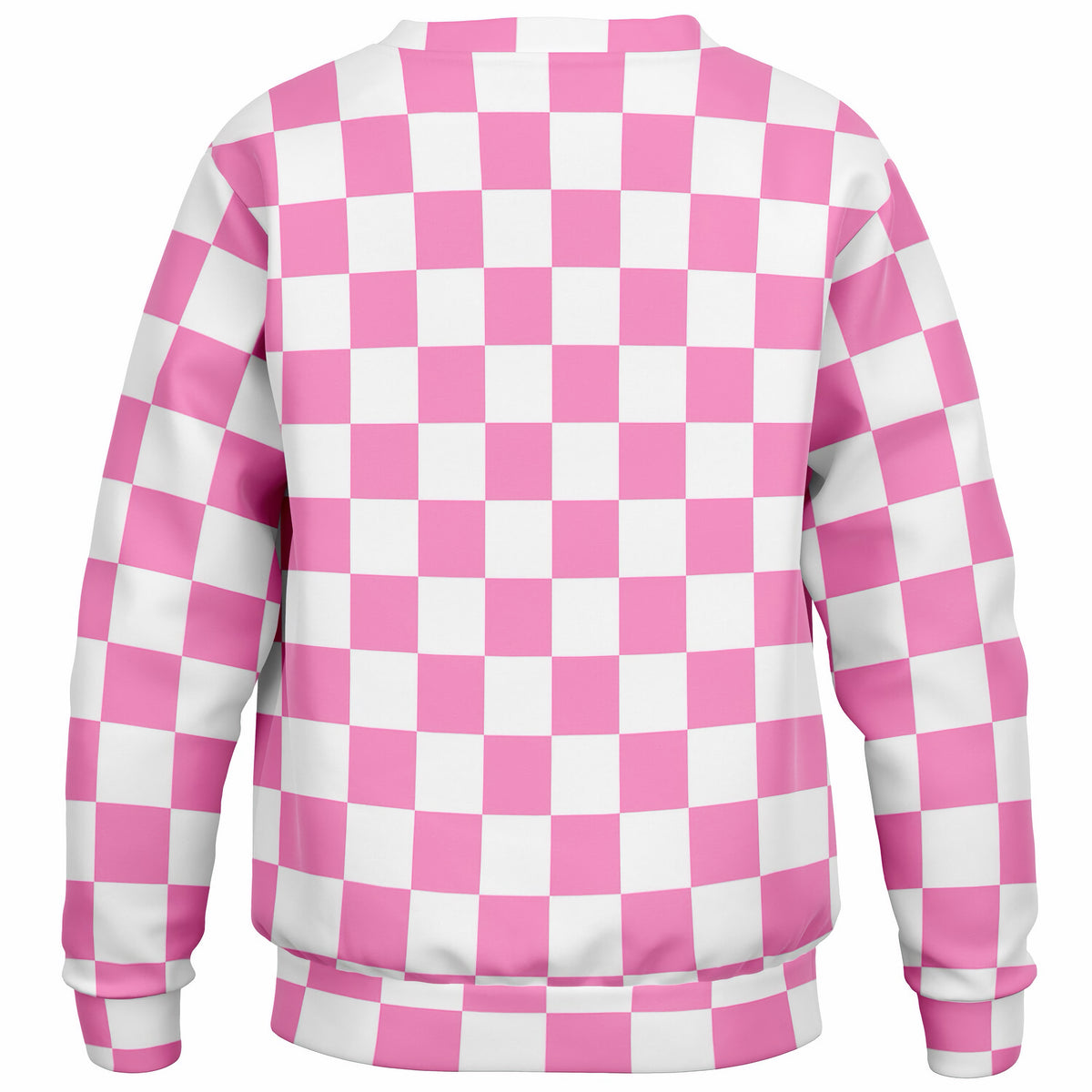 Girls Pink Checkered Sweatshirt – Ultra Soft & Stretchy, Cozy Fleece or Lightweight Sports Fabric Sweatshirt – Ultra Soft & Stretchy, Cozy Fleece or Lightweight Sports Fabric
