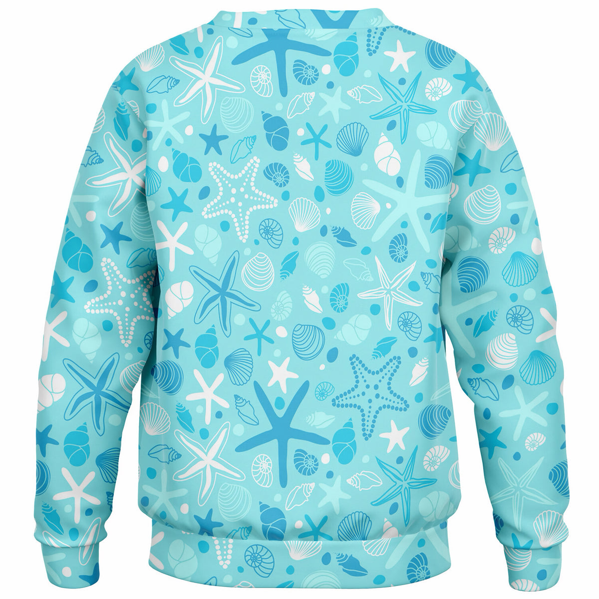 Kids Starfish and Seashells Sweatshirt – Ultra Soft & Stretchy, Cozy Fleece or Lightweight Sports Fabric Sweatshirt – Ultra Soft & Stretchy, Cozy Fleece or Lightweight Sports Fabric