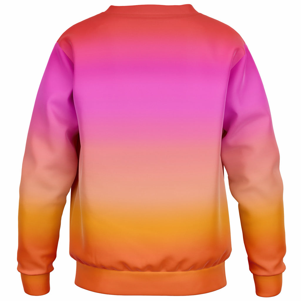 Kids Sunset Ombre Sweatshirt – Ultra Soft & Stretchy, Cozy Fleece or Lightweight Sports Fabric Sweatshirt – Ultra Soft & Stretchy, Cozy Fleece or Lightweight Sports Fabric