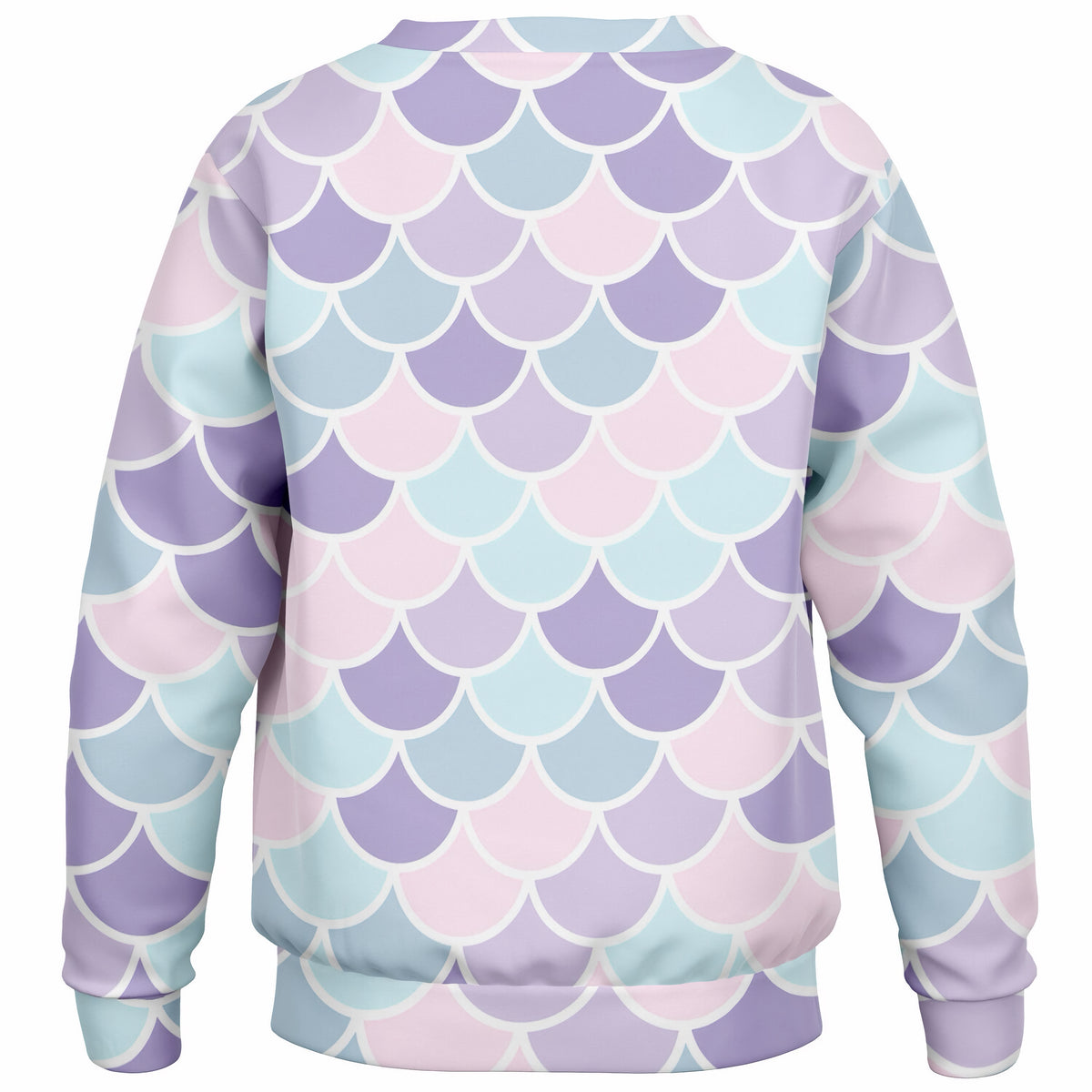 Girls Pastel Purple Mermaid Sweatshirt – Ultra Soft & Stretchy, Cozy Fleece or Lightweight Sports Fabric Sweatshirt – Ultra Soft & Stretchy, Cozy Fleece or Lightweight Sports Fabric