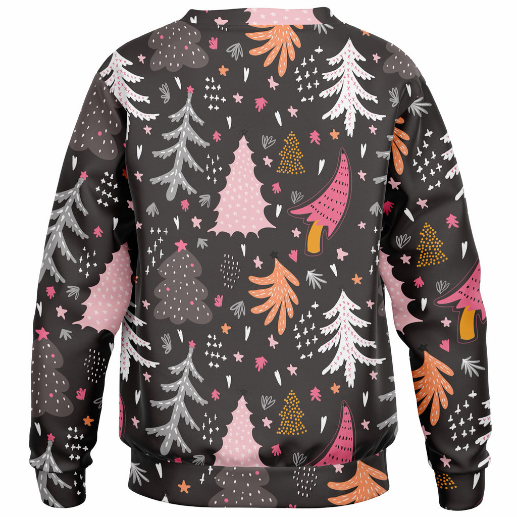 Kids Cute Christmas Tree Sweatshirt – Ultra Soft & Stretchy, Cozy Fleece or Lightweight Sports Fabric Sweatshirt – Ultra Soft & Stretchy, Cozy Fleece or Lightweight Sports Fabric