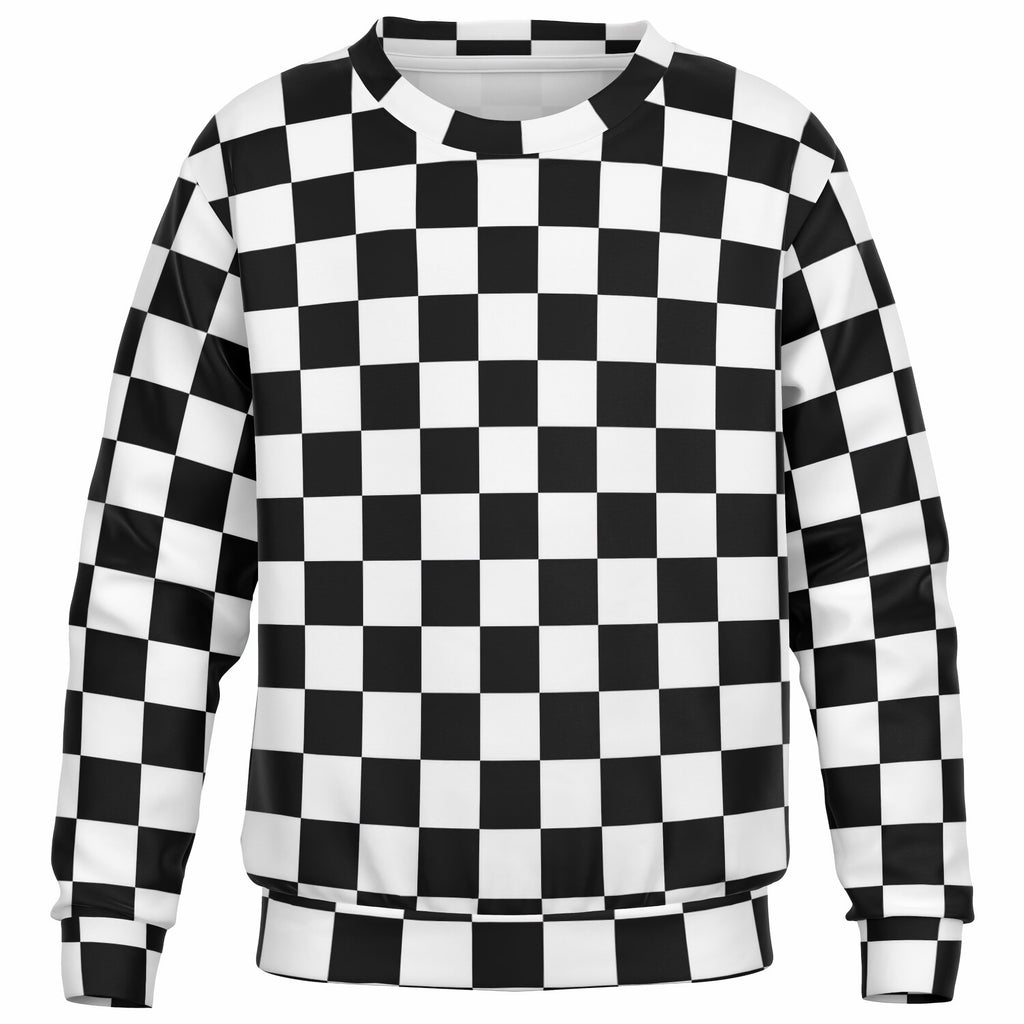 Kids Checkered Sweatshirt – Ultra Soft & Stretchy, Cozy Fleece or Lightweight Sports Fabric Sweatshirt – Ultra Soft & Stretchy, Cozy Fleece or Lightweight Sports Fabric