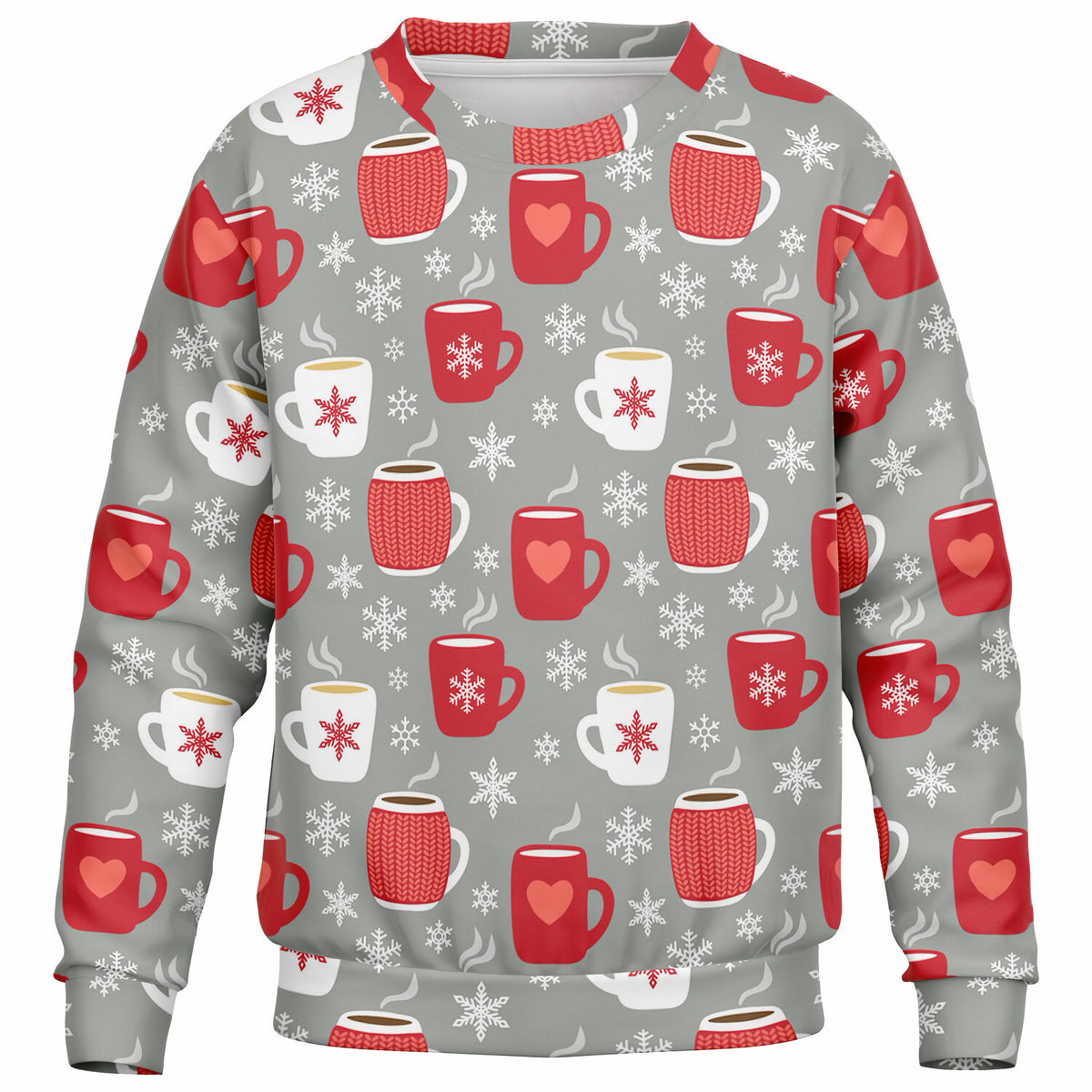Kids Christmas Hot Cocoa Sweatshirt – Ultra Soft & Stretchy, Cozy Fleece or Lightweight Sports Fabric Sweatshirt – Ultra Soft & Stretchy, Cozy Fleece or Lightweight Sports Fabric