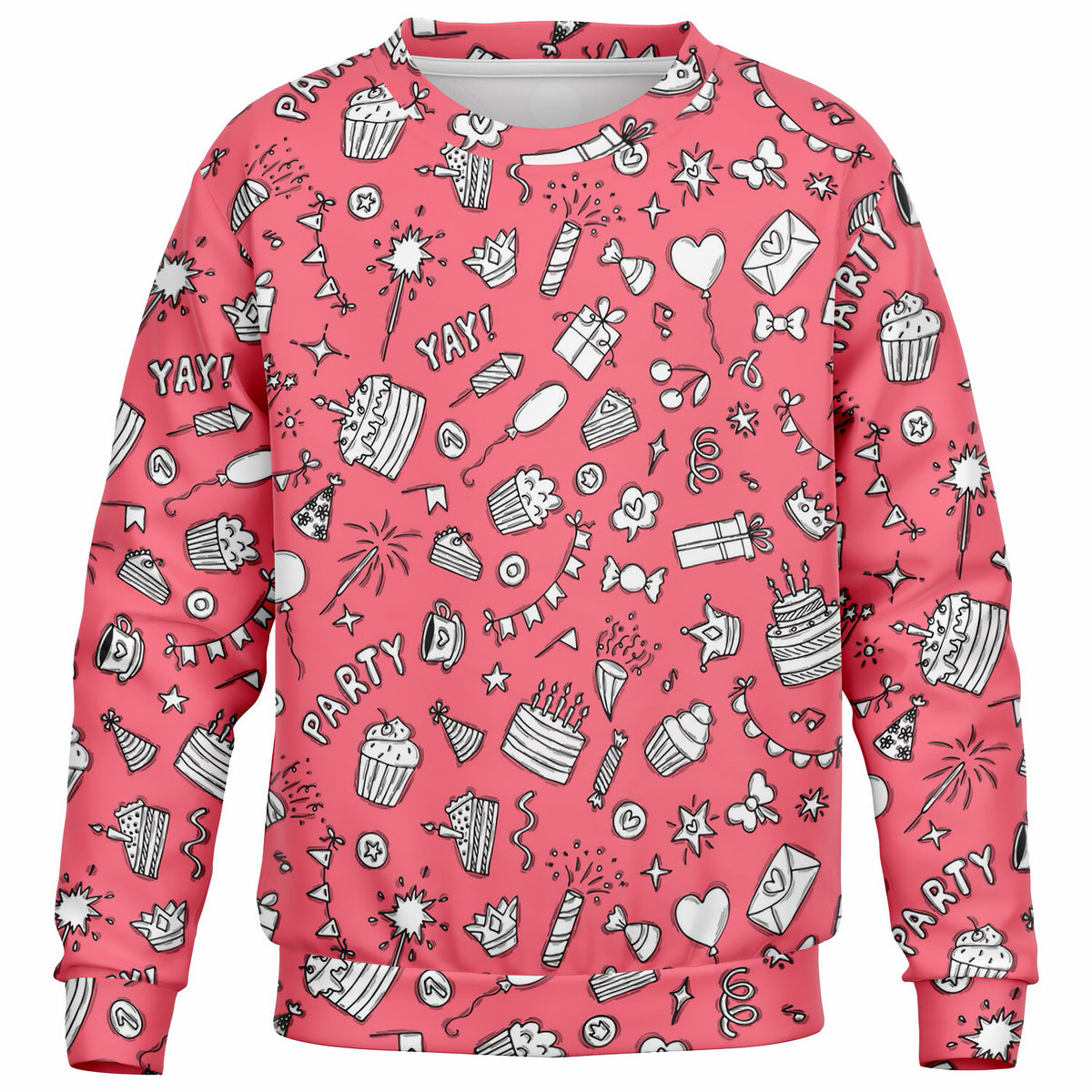 Girls Pink Birthday Sweatshirt – Ultra Soft & Stretchy, Cozy Fleece or Lightweight Sports Fabric Sweatshirt – Ultra Soft & Stretchy, Cozy Fleece or Lightweight Sports Fabric